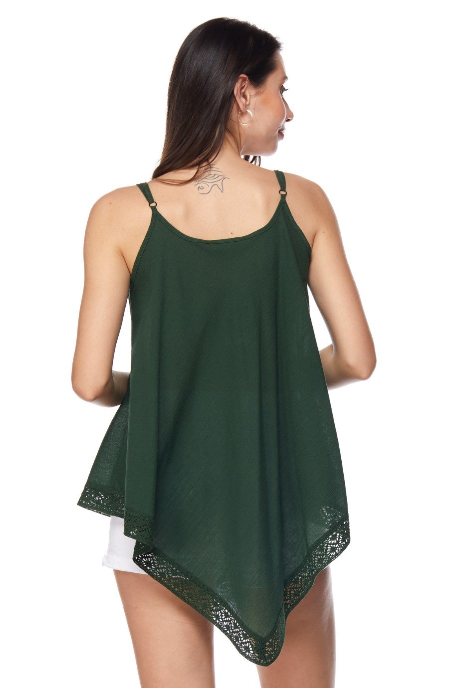 Yeşil Askılı Bluz