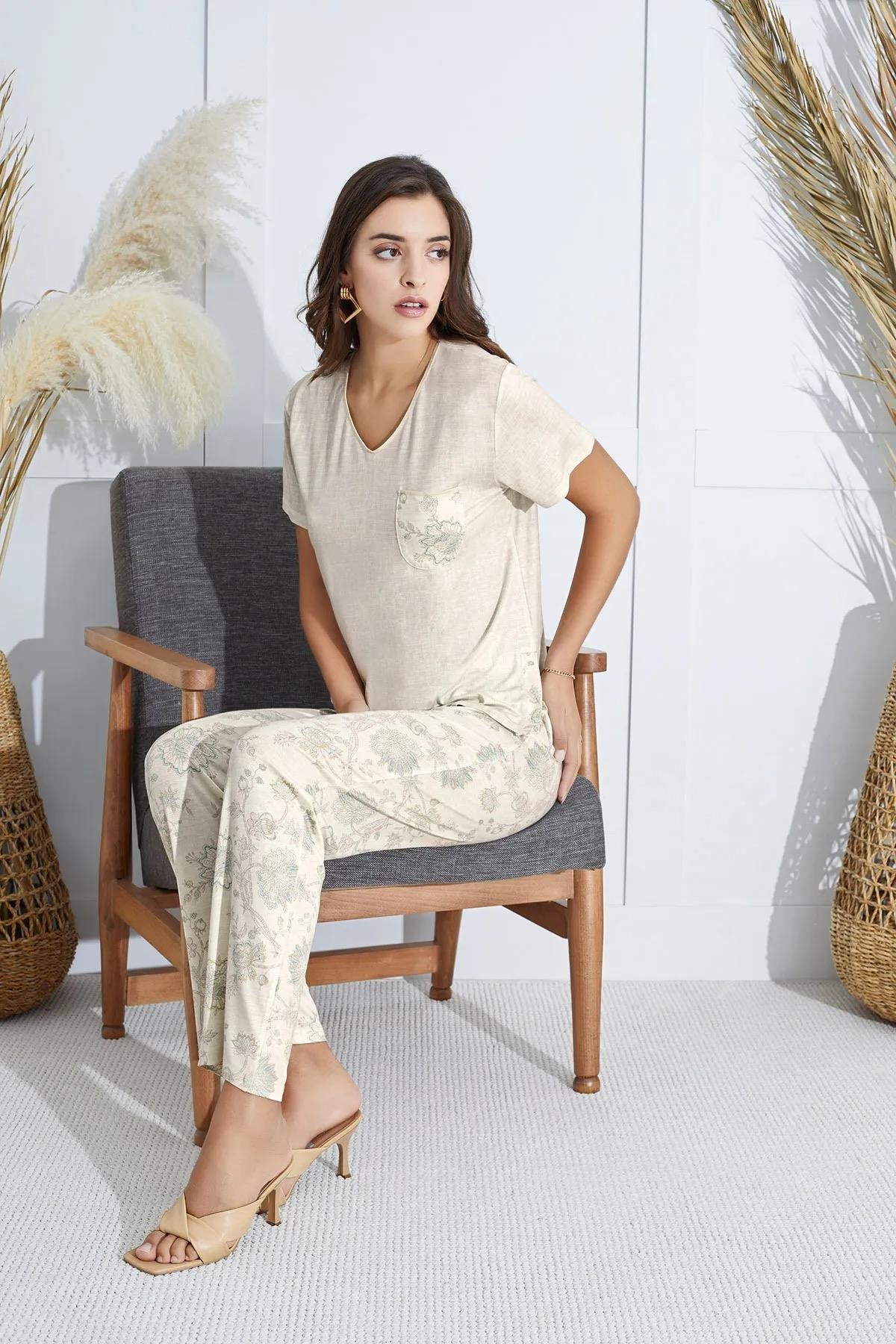 15809 BAYAN PİJAMA TAKIM L