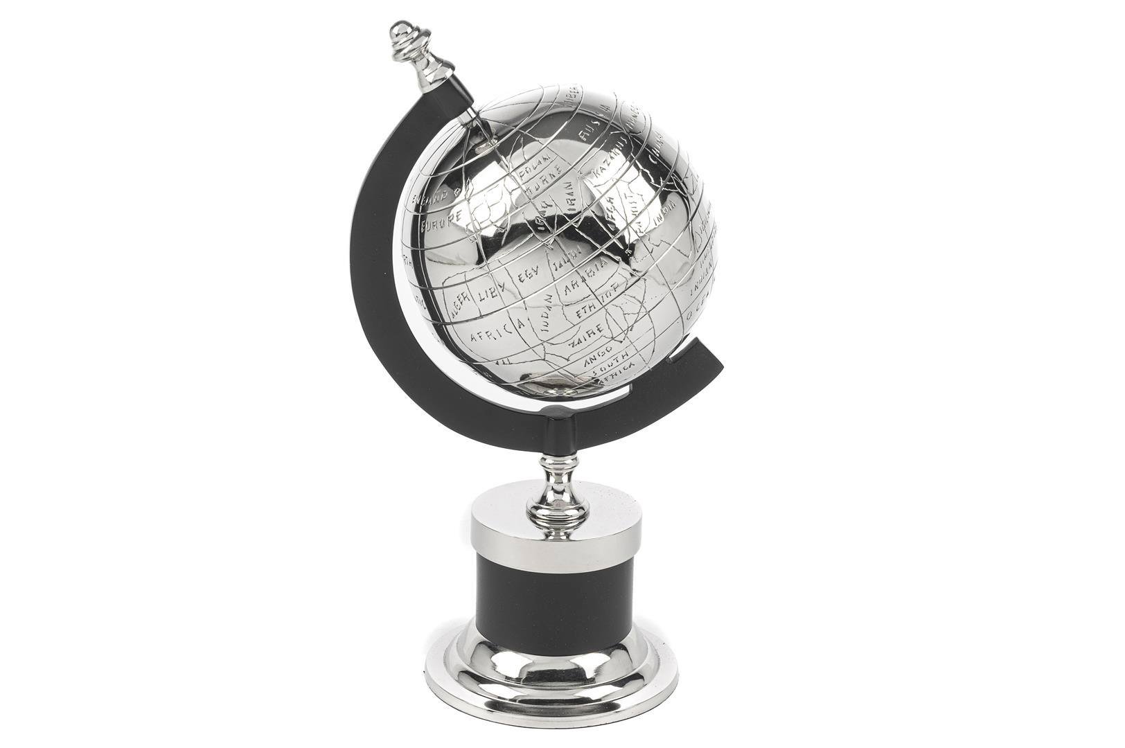 Gümüş Küre Dekor Obje 19x17x34cm