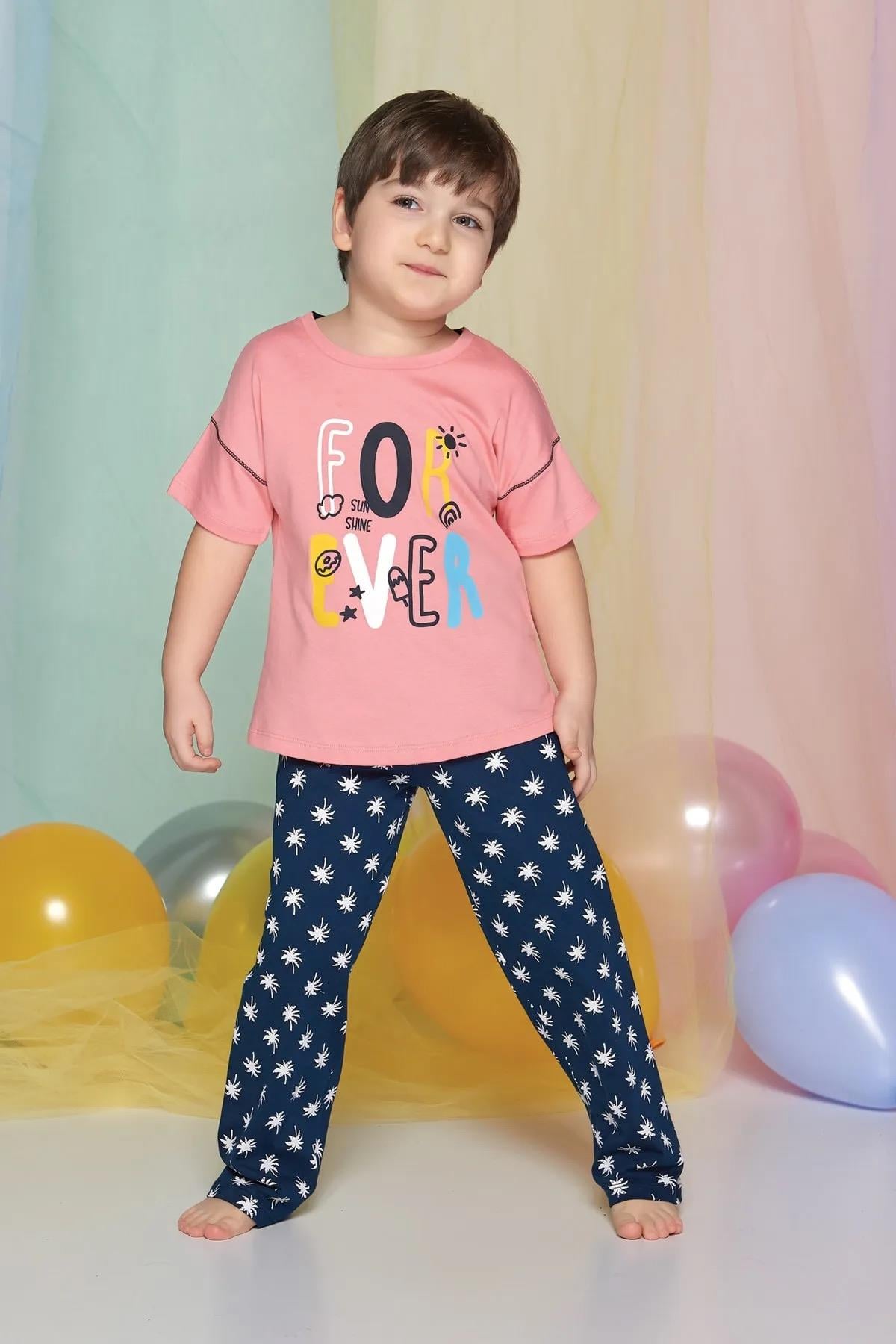 8053 BASKILI ERKEK Ç. PİJAMA TAKIM
