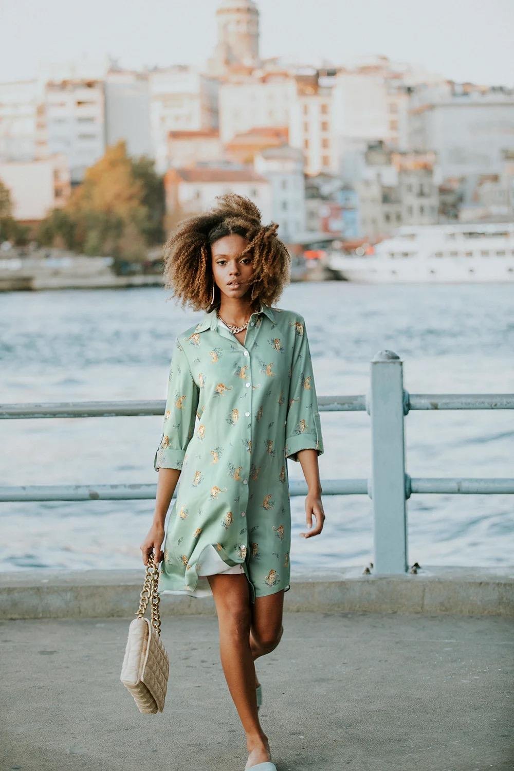 Sage Green Sahra Рубашка