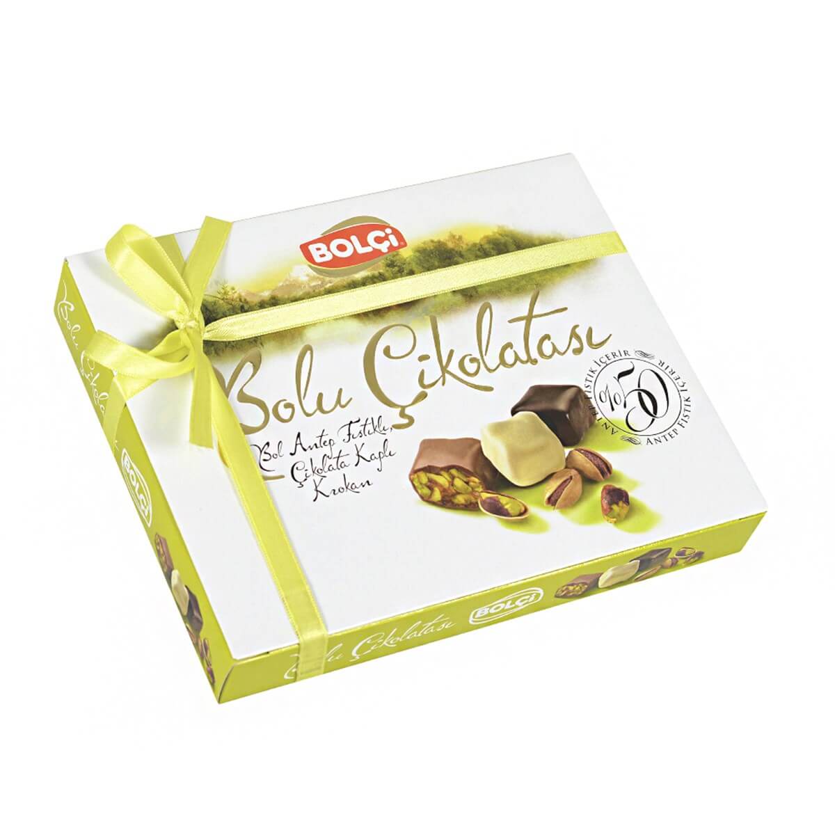 Bolu Çikolatası-ANTEP FISTIKLI 160 GR BOLU ÇİKOLATASI