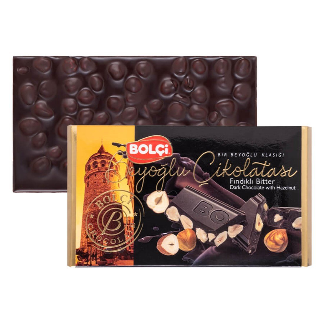 Beyoğlu Çikolatası-BİTTER FINDIKLI BEYOĞLU ÇİKOLATASI 150GR