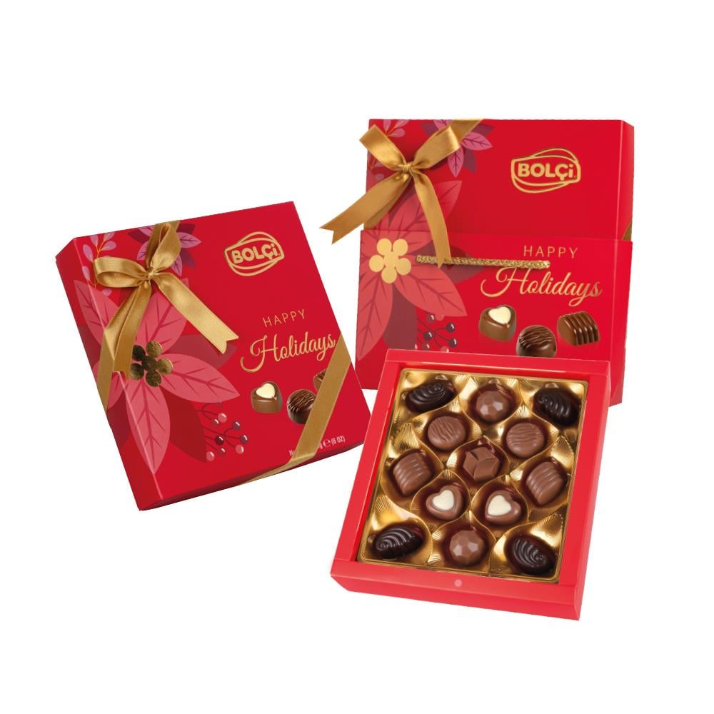 Happy Holidays 130g (Kırmızı) | Bolçi
