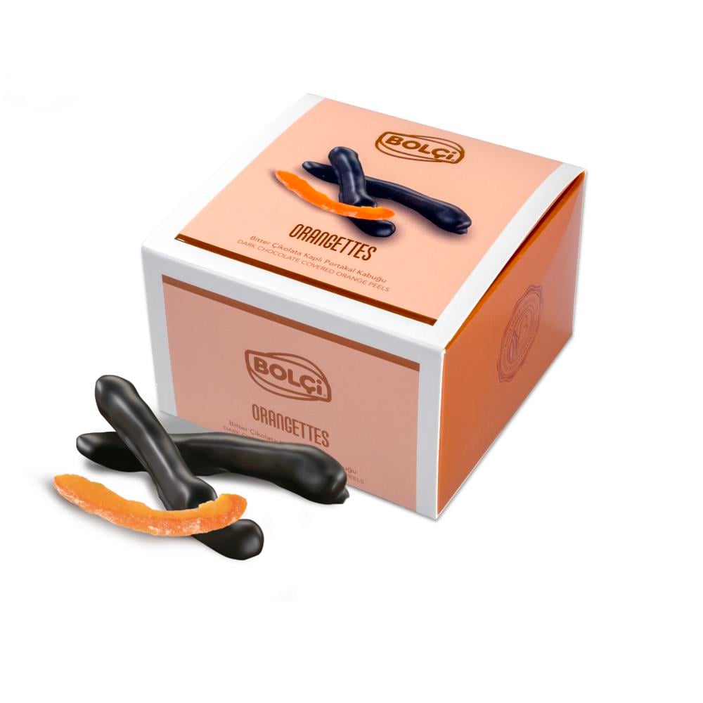 Atıştırmalık Çikolata-Orangettes Portakallı Bitter Çikolata 150g