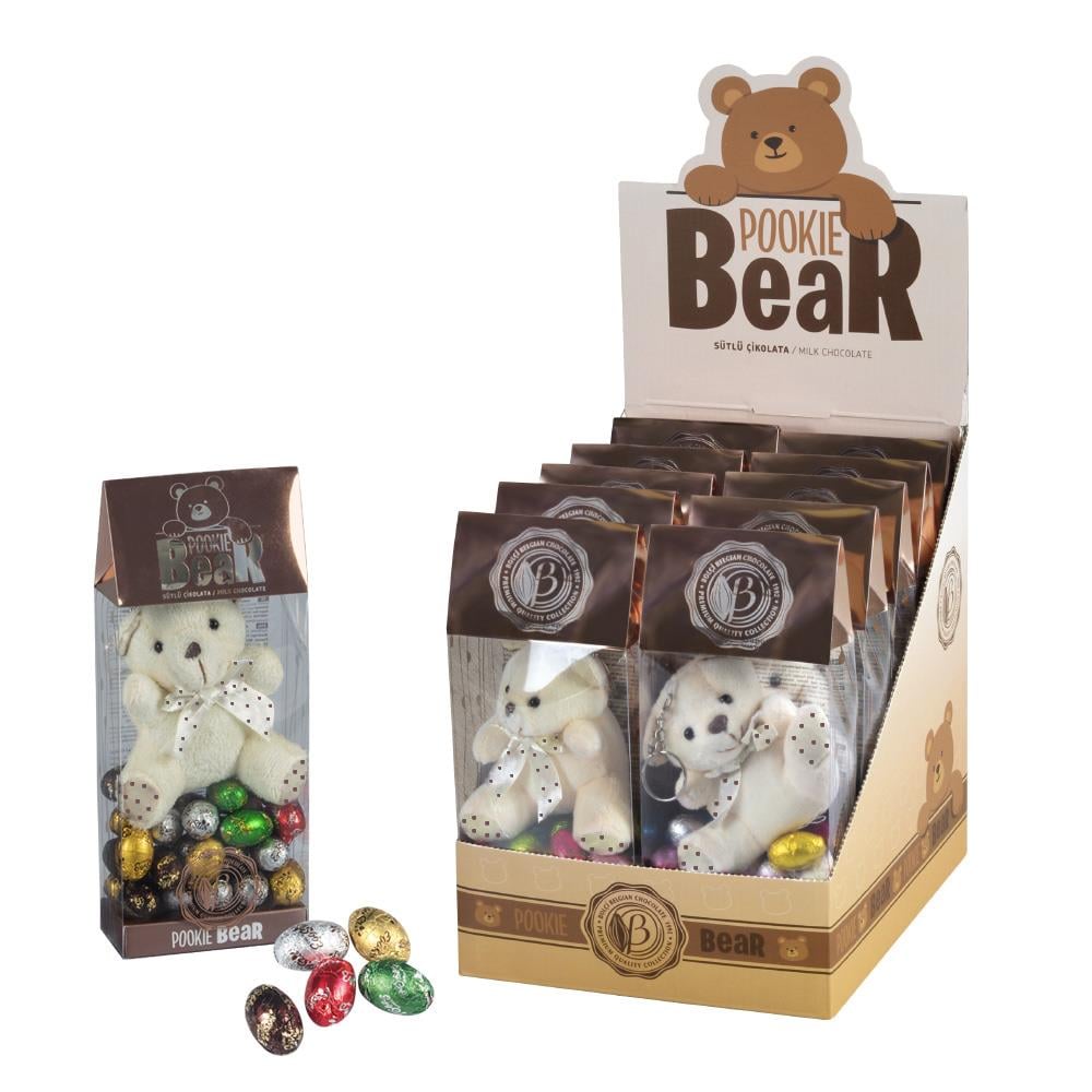 Çocuklara Özel Çikolata-Pookie Bear Yumurta Çikolata 130g