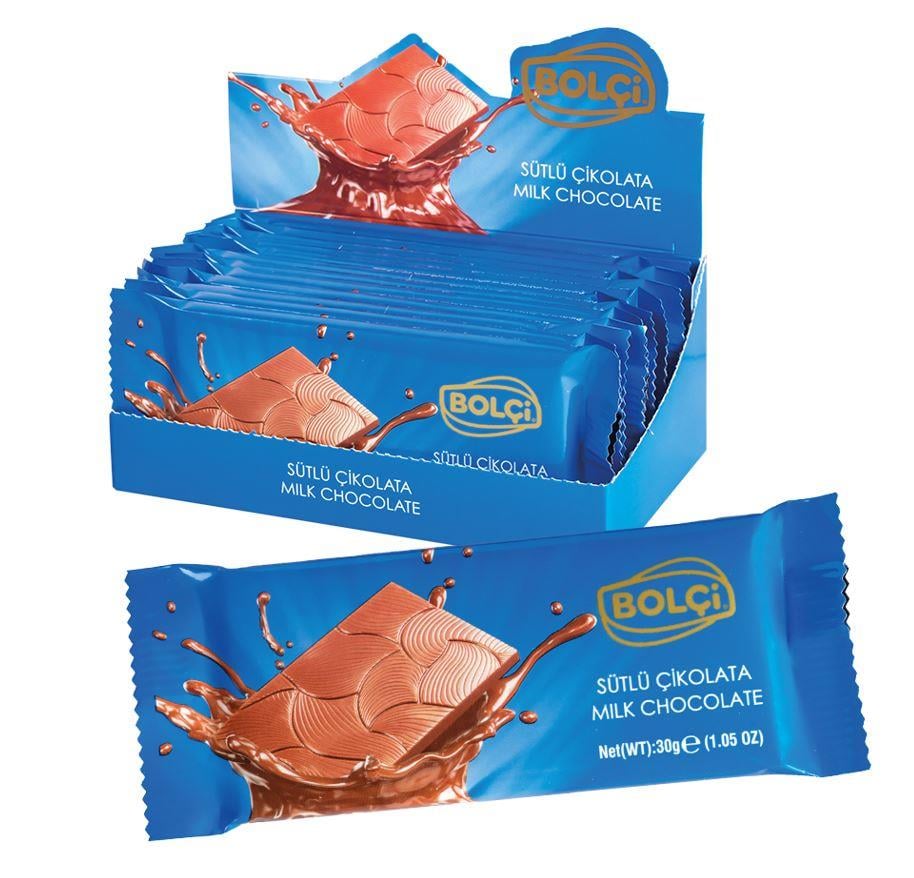 Atıştırmalık Çikolata-Sütlü  Çikolata 30g