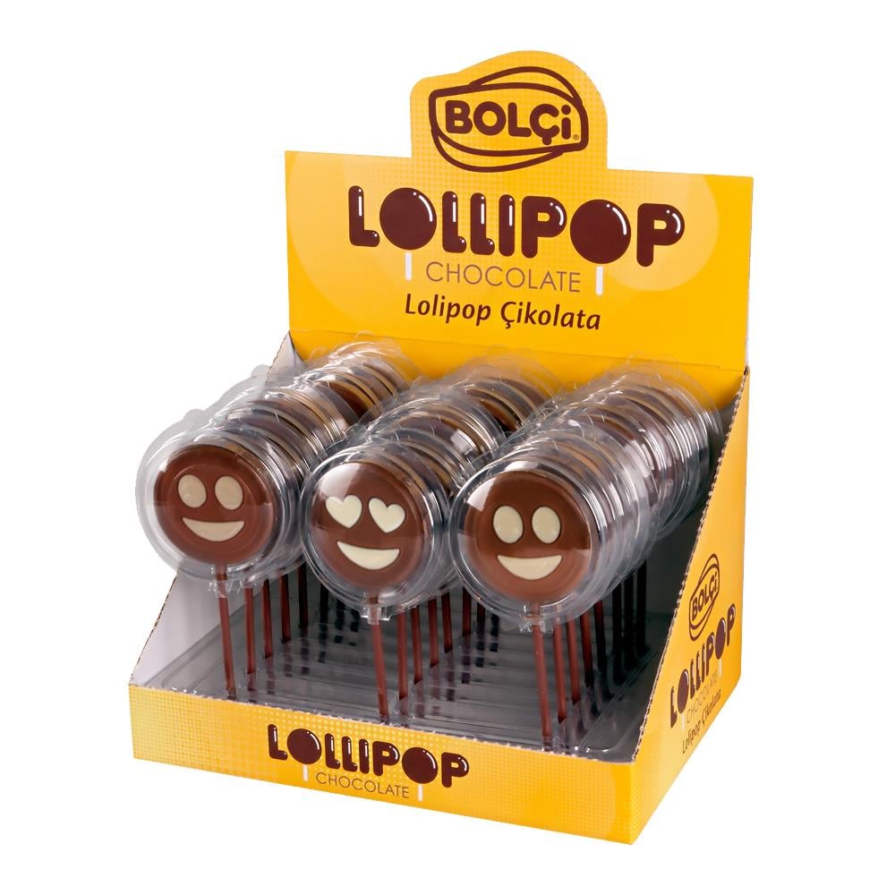 Çocuklara Özel Çikolata-Sütlü Lolipop Çikolata 24g
