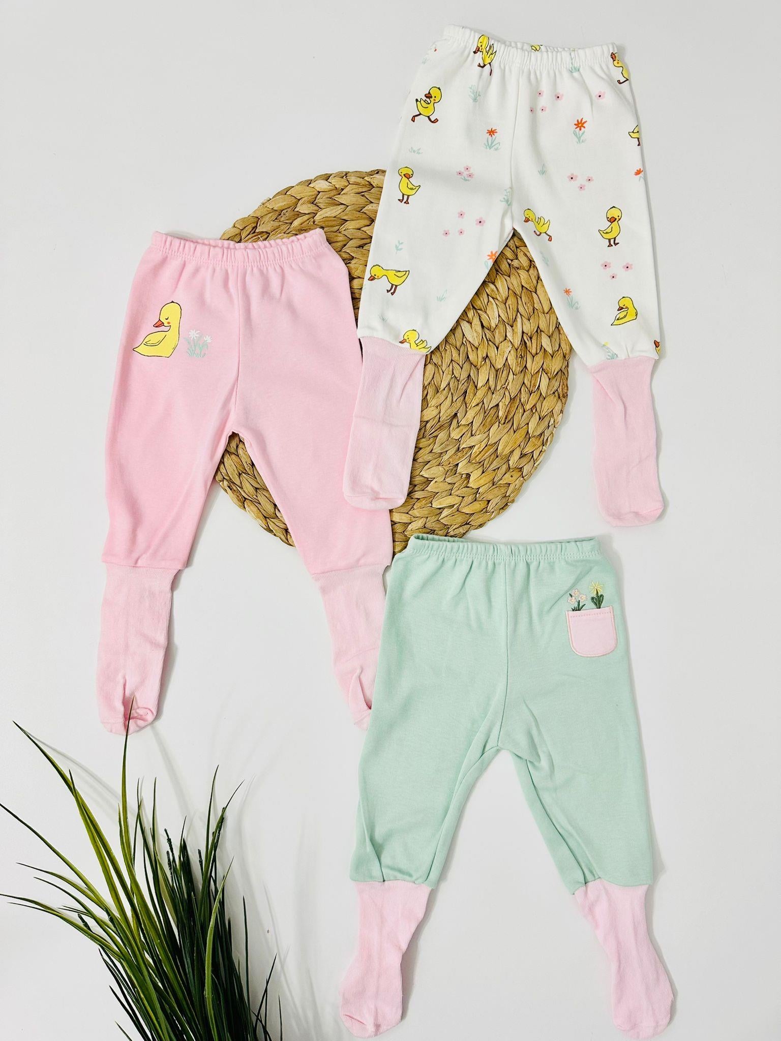 Morocco 3'lü Pantolon Set - Pembe