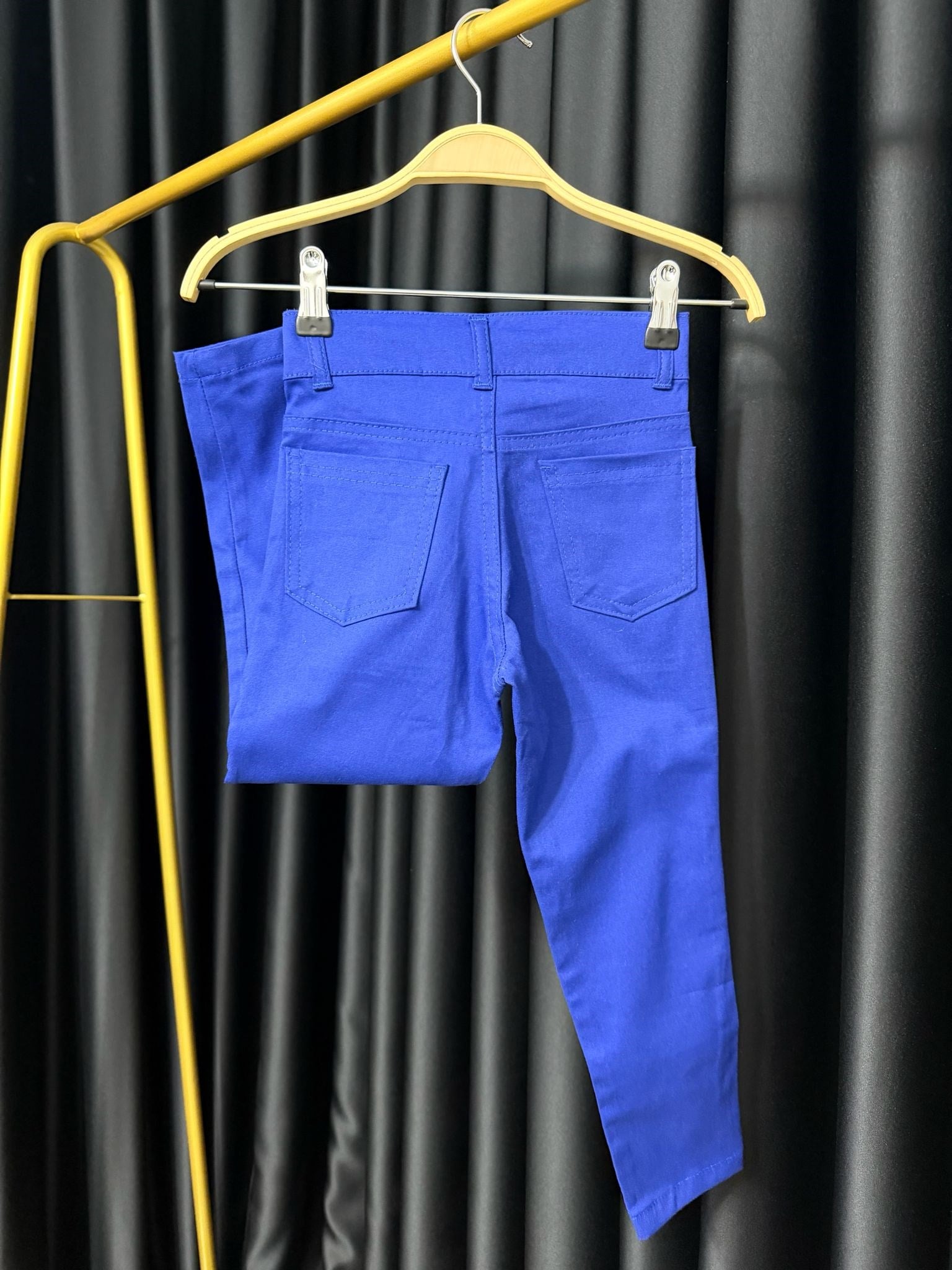 Saks mavisi Slim Fit Erkek Çocuk Pantolon 23 Nisan Çocuk Bayramı