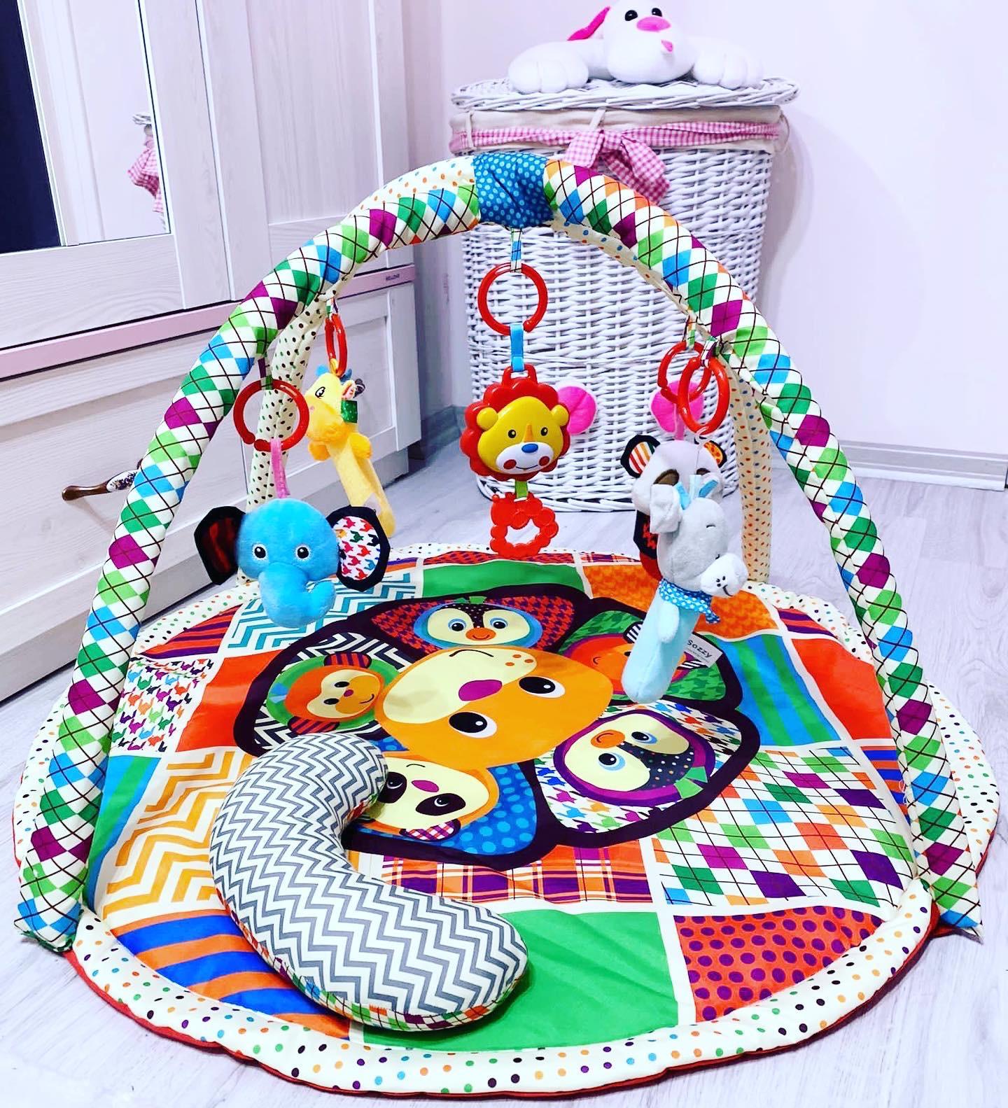 Sozzy Toys Toys Sevimli Hayvanlar Aktivite Oyun Halısı 91*48cm