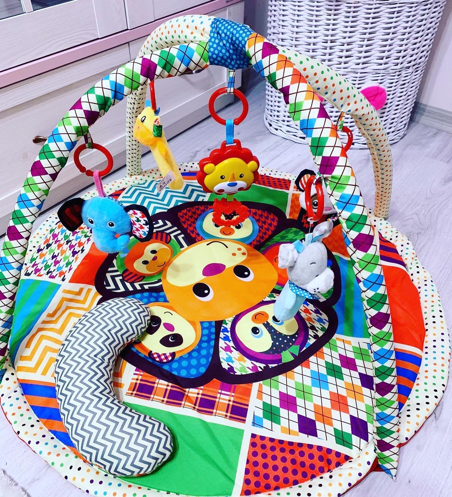 Sozzy Toys Toys Sevimli Hayvanlar Aktivite Oyun Halısı 91*48cm