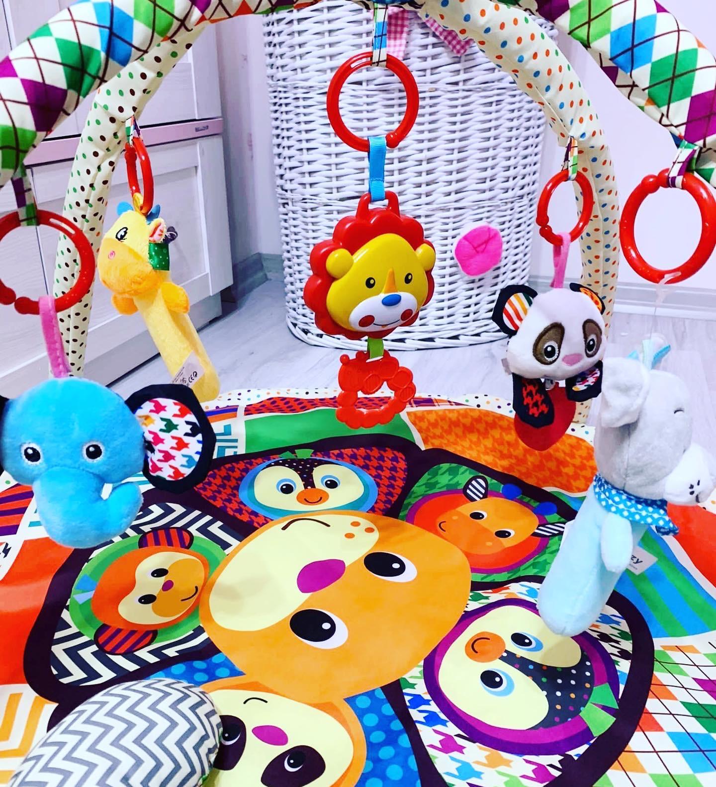 Sozzy Toys Toys Sevimli Hayvanlar Aktivite Oyun Halısı 91*48cm