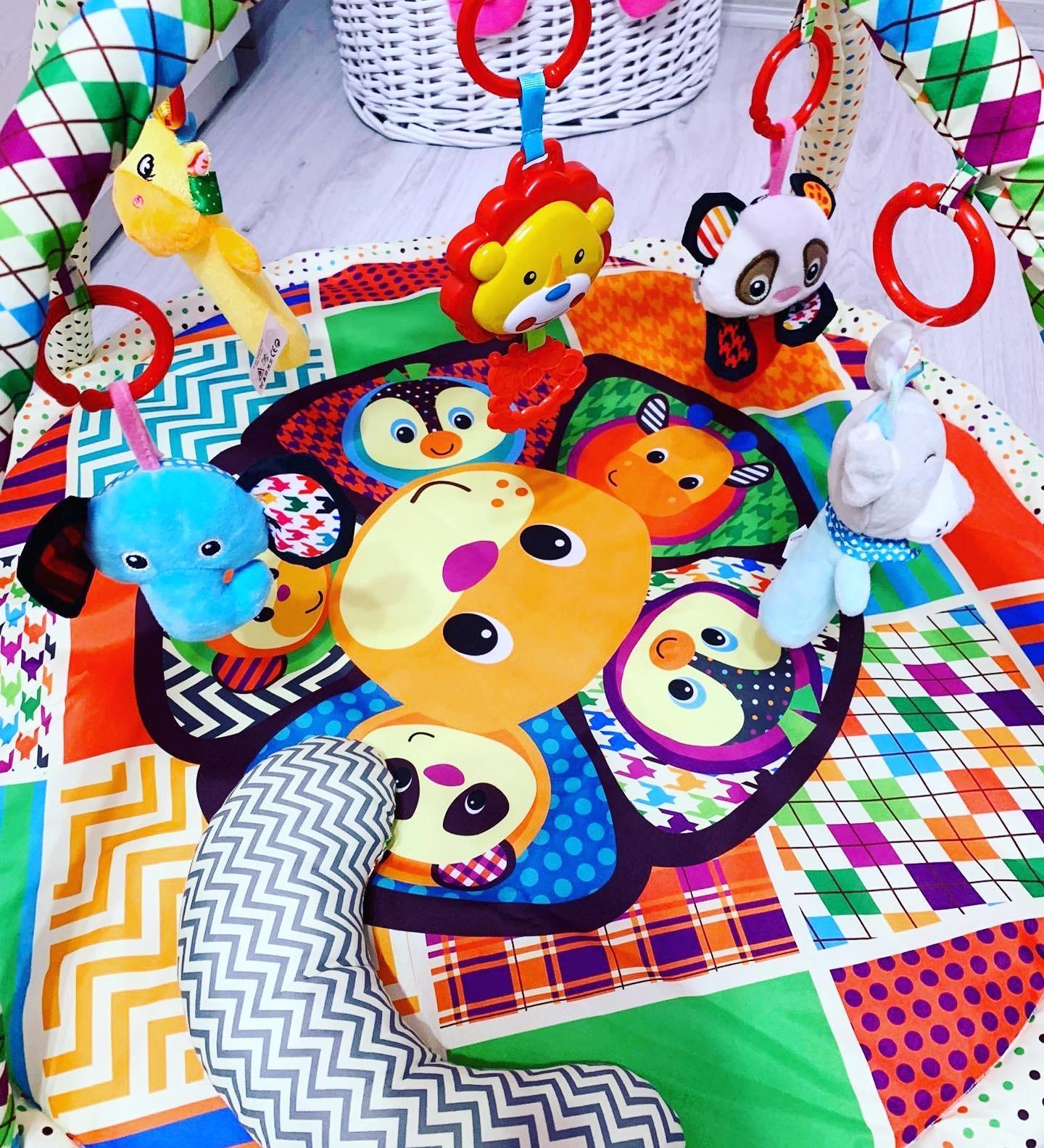Sozzy Toys Toys Sevimli Hayvanlar Aktivite Oyun Halısı 91*48cm