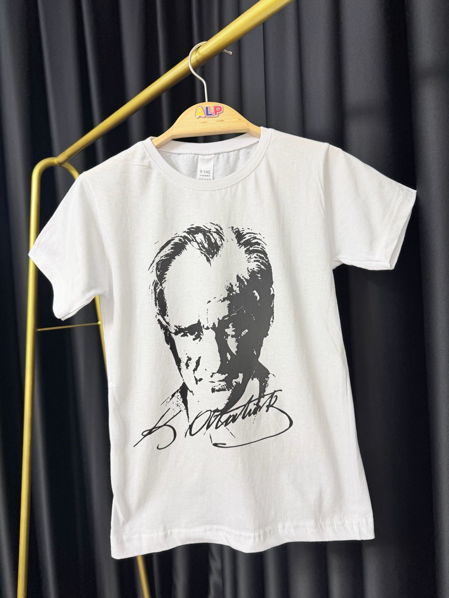 Unisex Atatürk Baskılı  Tişört 