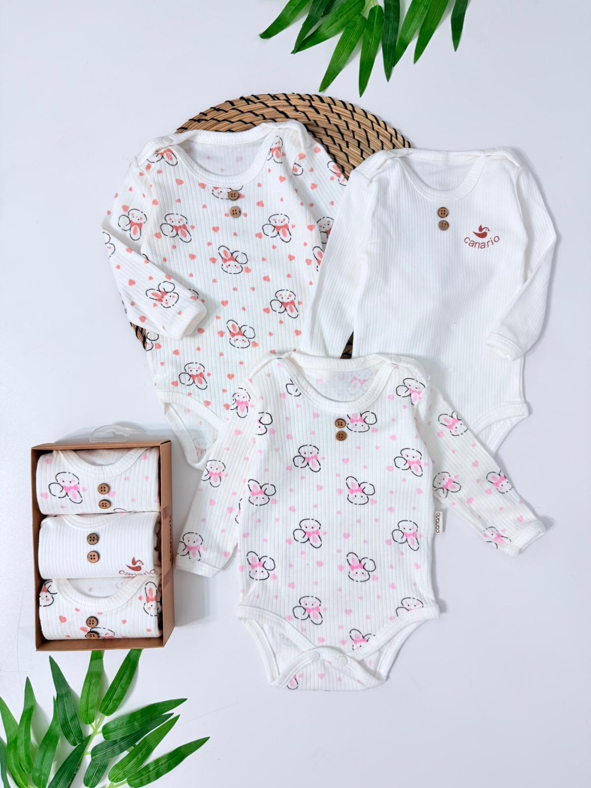 Wisconsin Çıtçıtlı Üst Badi Kutuda 3lü Set