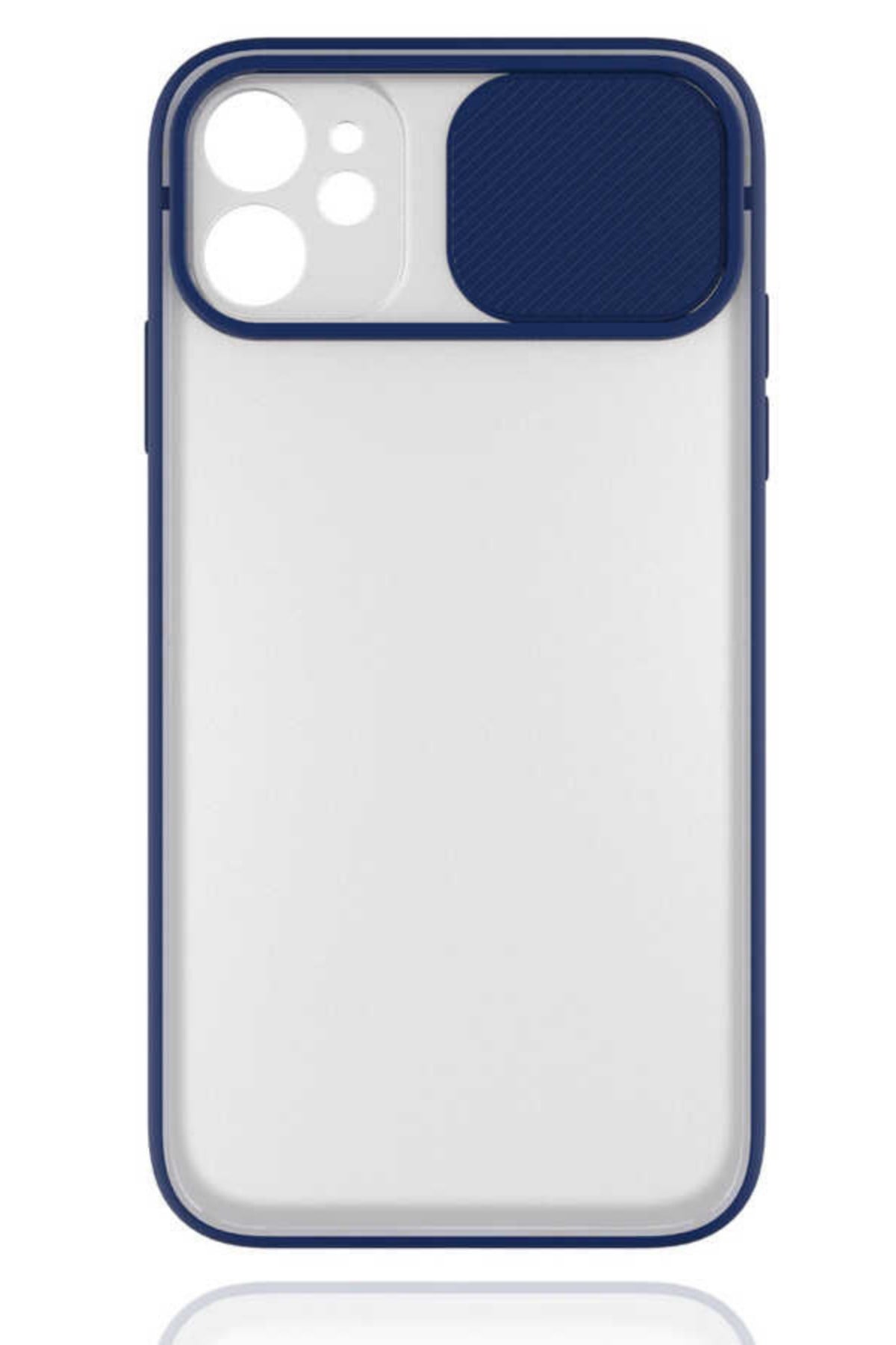 iphone 11 Kılıf Kamera Korumalı Sürgülü Silikon Kılıf