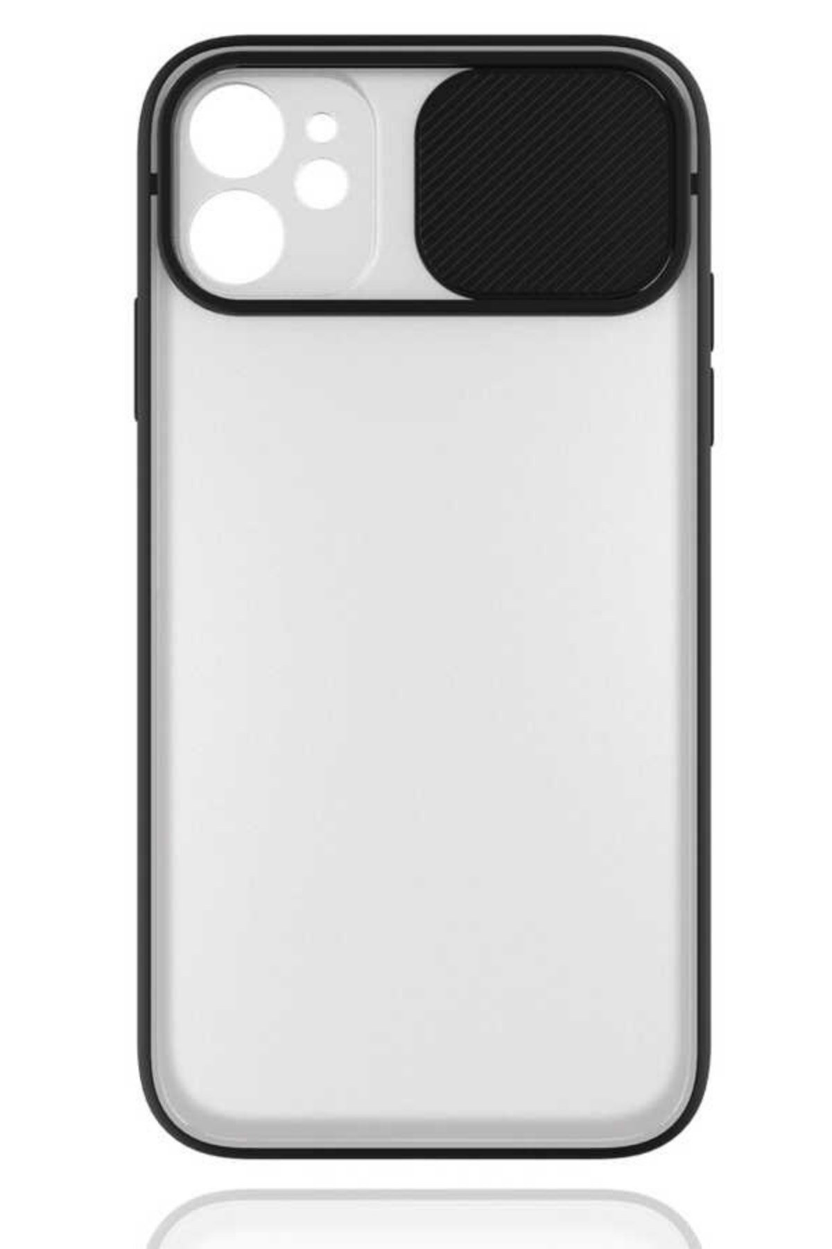 iphone 11 Kılıf Kamera Korumalı Sürgülü Silikon Kılıf