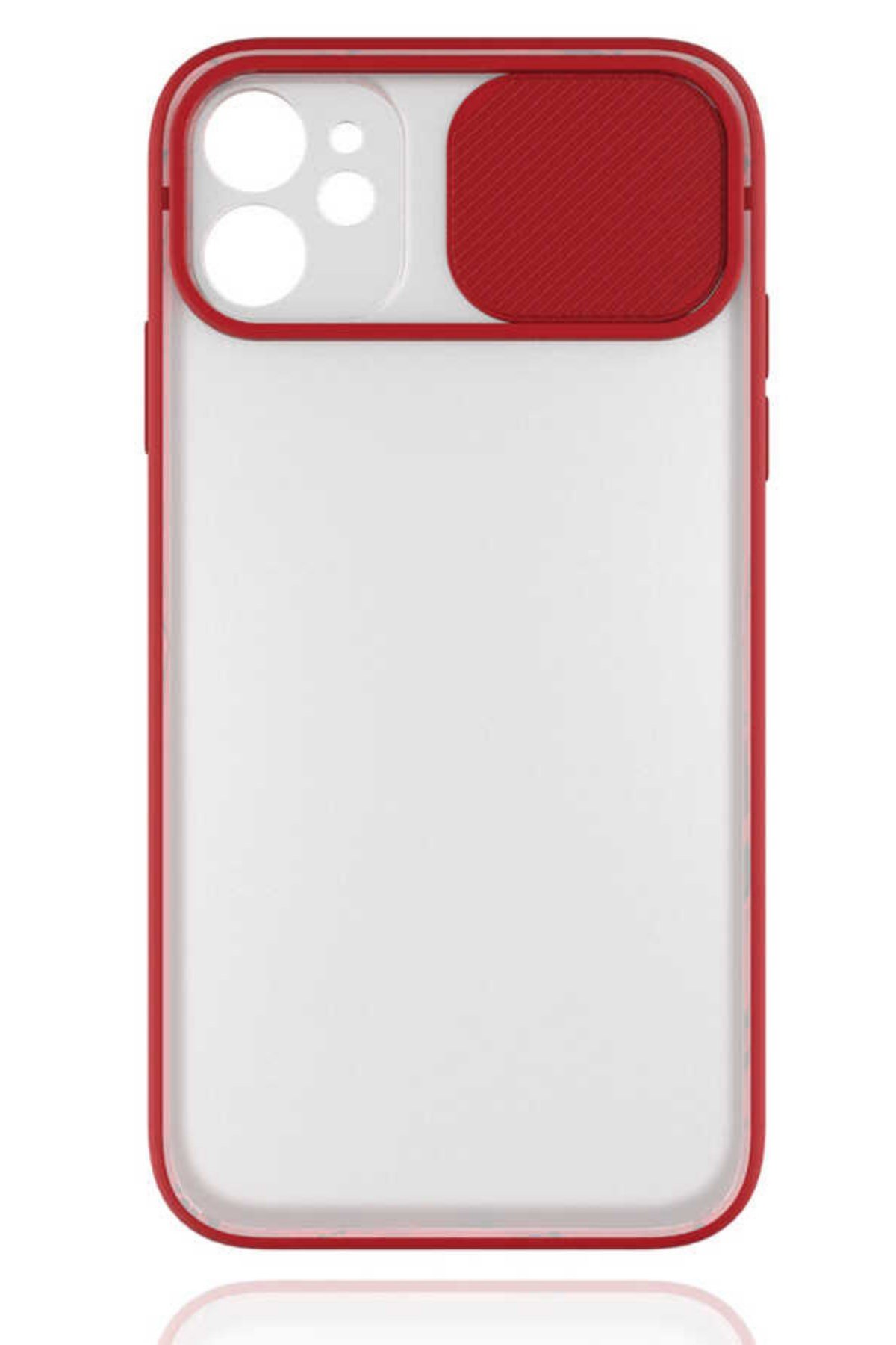 iphone 11 Kılıf Kamera Korumalı Sürgülü Silikon Kılıf