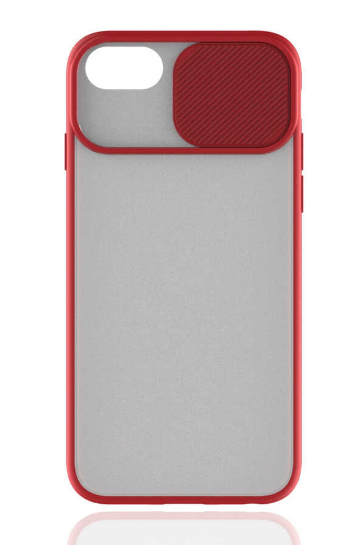 iphone 7 Kılıf Kamera Korumalı Sürgülü Silikon Kılıf