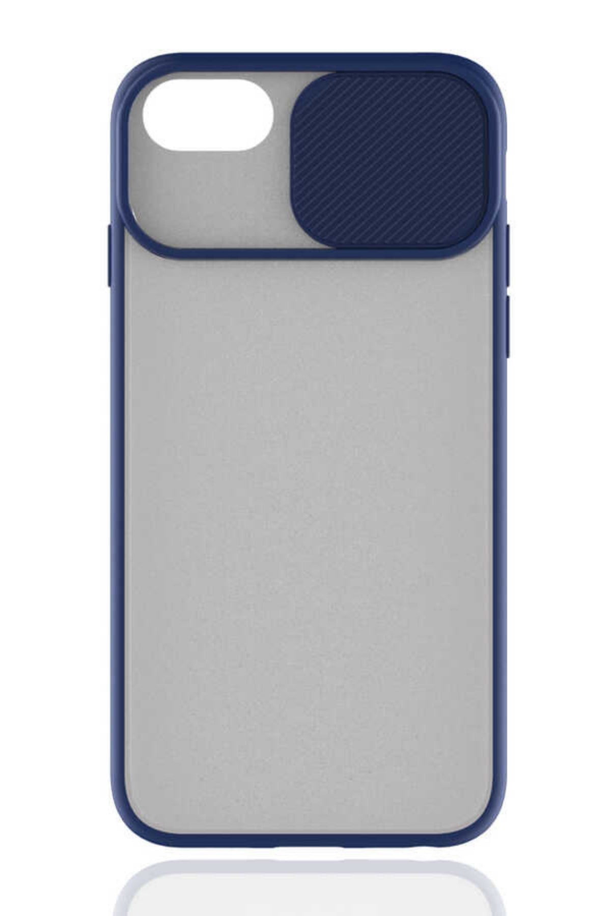 iphone 7 Kılıf Kamera Korumalı Sürgülü Silikon Kılıf