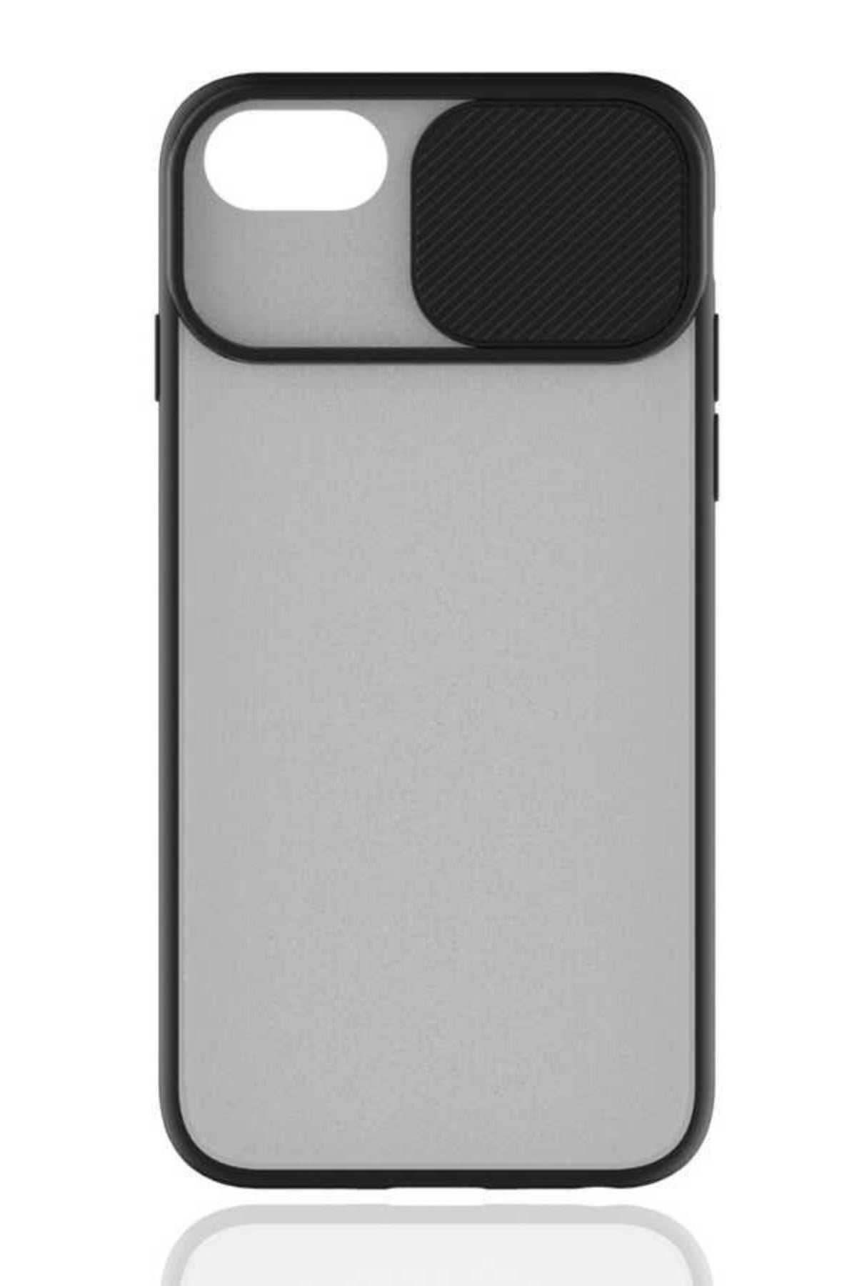 iphone 7 Kılıf Kamera Korumalı Sürgülü Silikon Kılıf