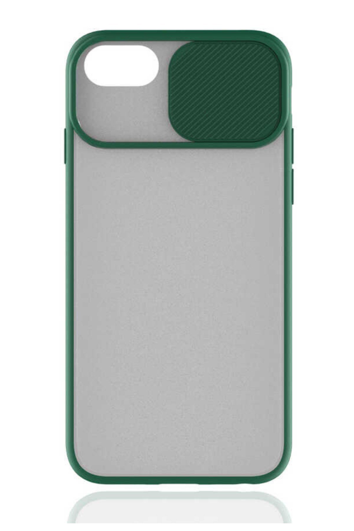 iphone 7 Kılıf Kamera Korumalı Sürgülü Silikon Kılıf