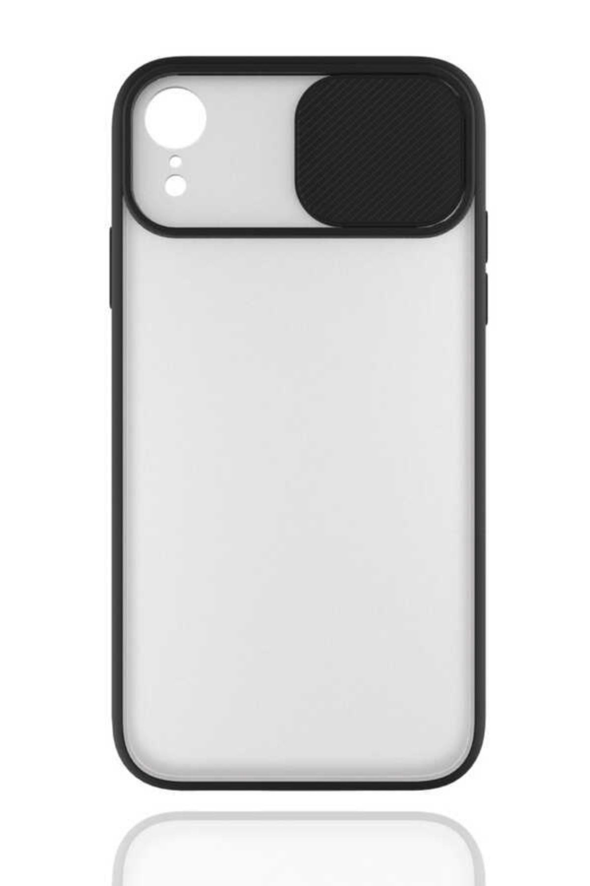 iphone XR Kılıf Kamera Korumalı Sürgülü Silikon Kılıf