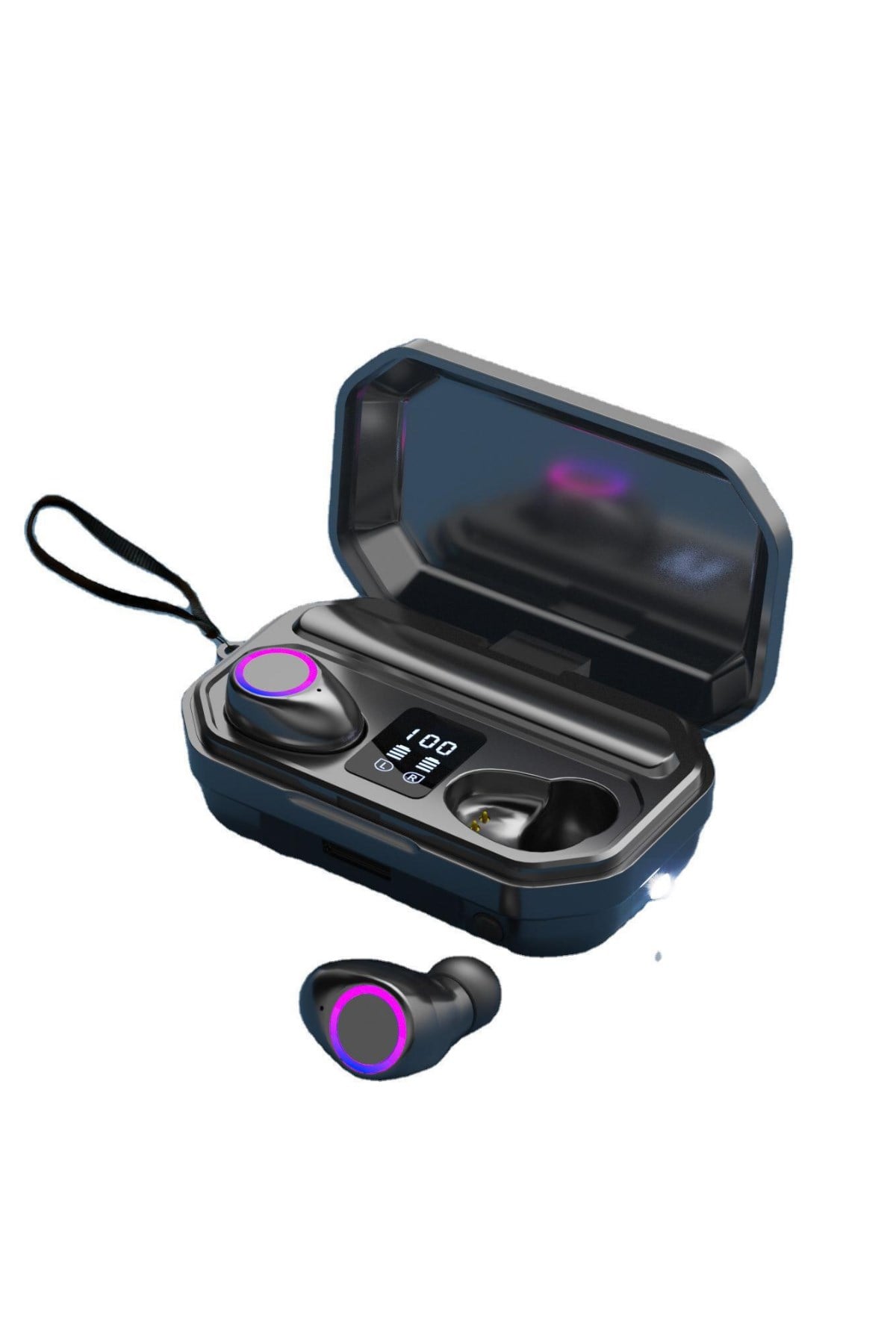 M12 Kablosuz Oyuncu Kulaklığı Tws Airpods Earbuds Bluetooth 2000 Mah Powerbankli