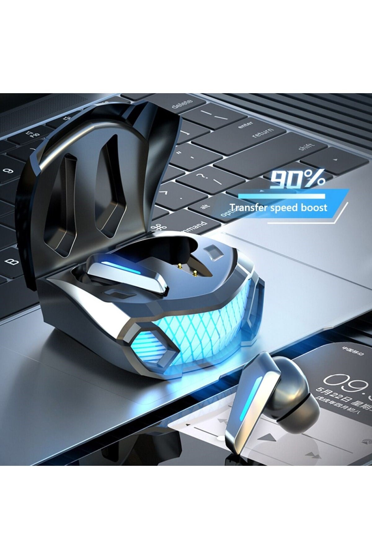 Yeni Nesil  Kablosuz Işıklı 5.2 Game Plus Oyuncu Bluetooth Kulaklık 