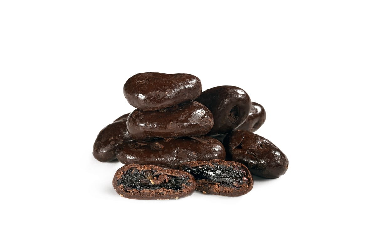 Bitter Çikolatalı Üzüm Draje 800 G Pleksi Kutu