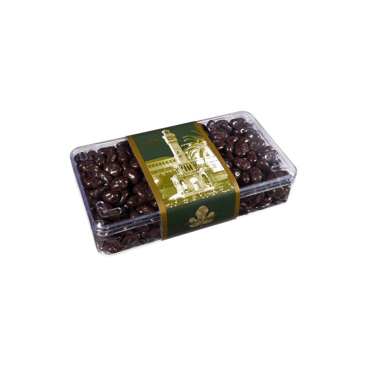 Bitter Çikolatalı Üzüm Draje 800 G Pleksi Kutu