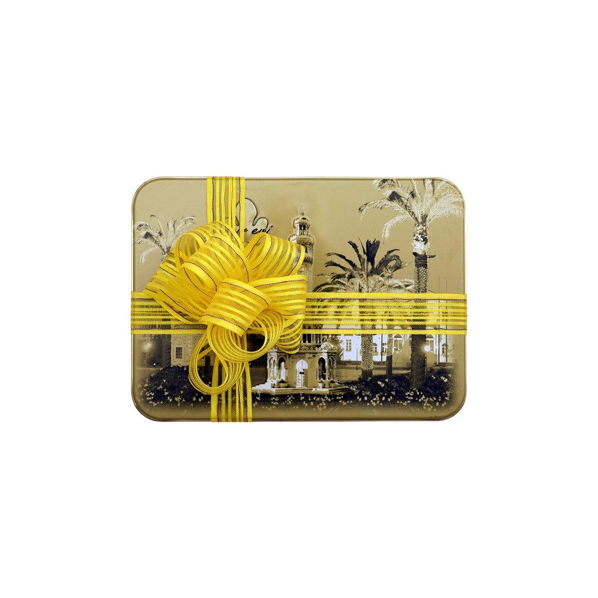 Karışık Çukulat Kuru İncir 500 G Metal Kutu