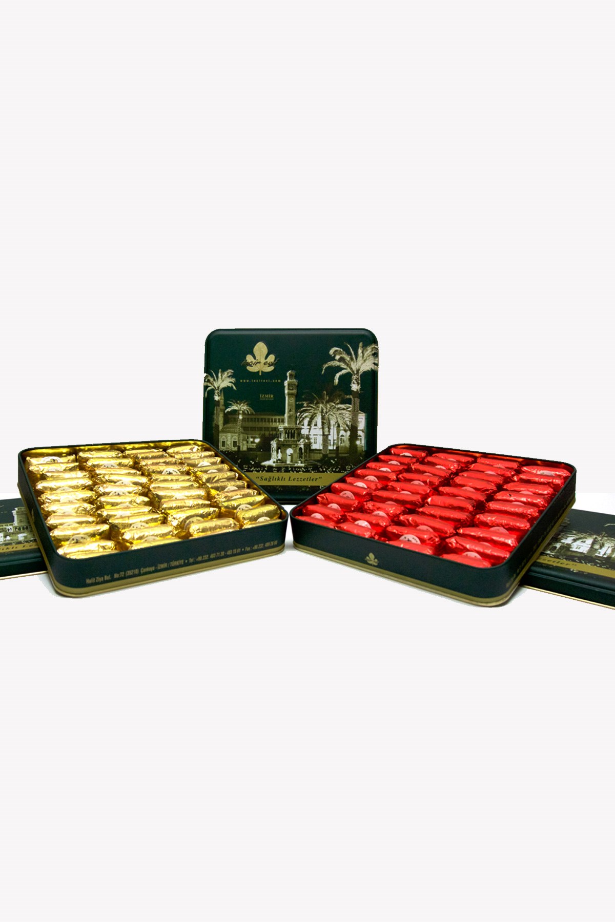 Sade Çukulat İncir 1 Kg Metal Kutu