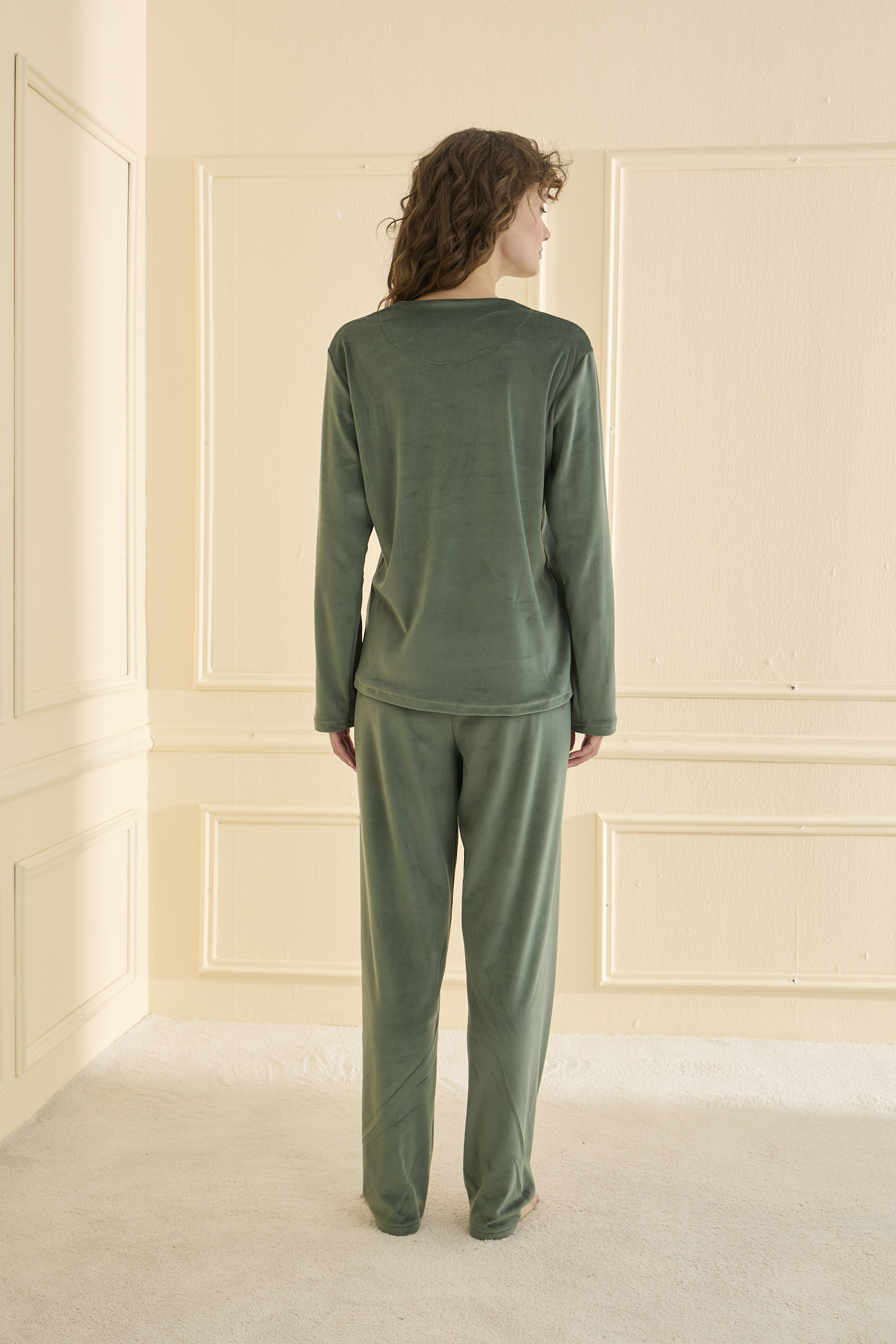 13166-3013 MİHRA KADİFE NEFTİ PİJAMA 699