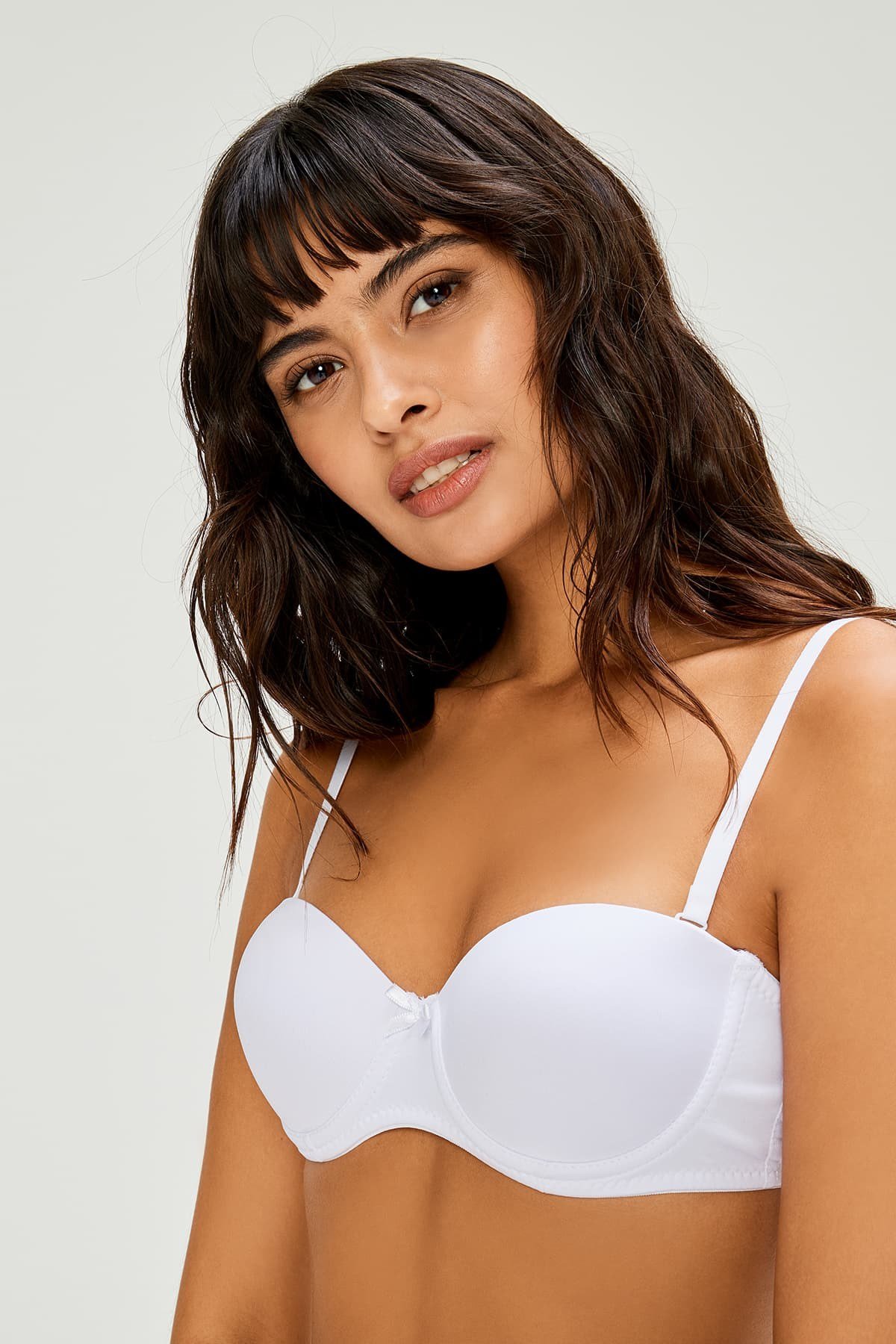191 CANSOY STRAPLESS DOLU 20TL BEYAZ