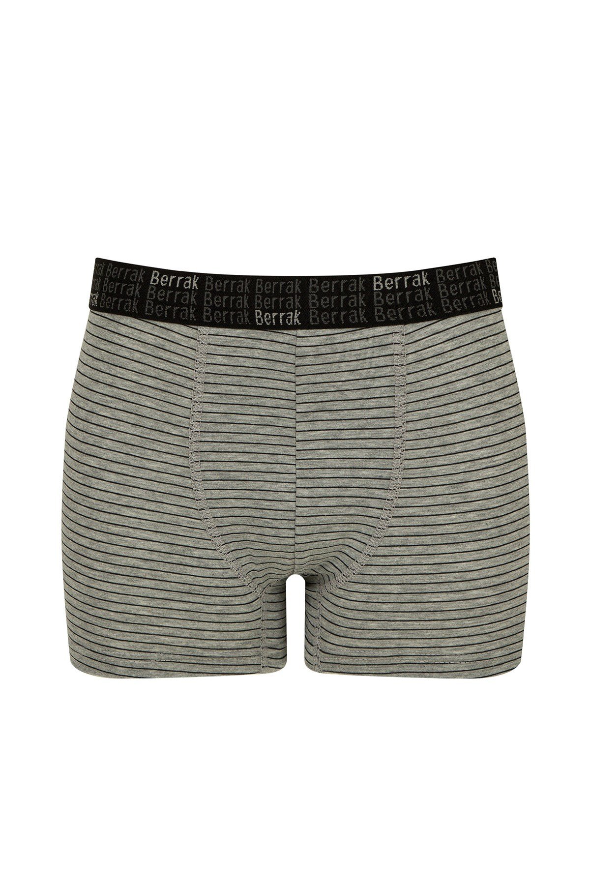 4475 BERRAK ÇİZGİLİ BOXER 15TL GRİ