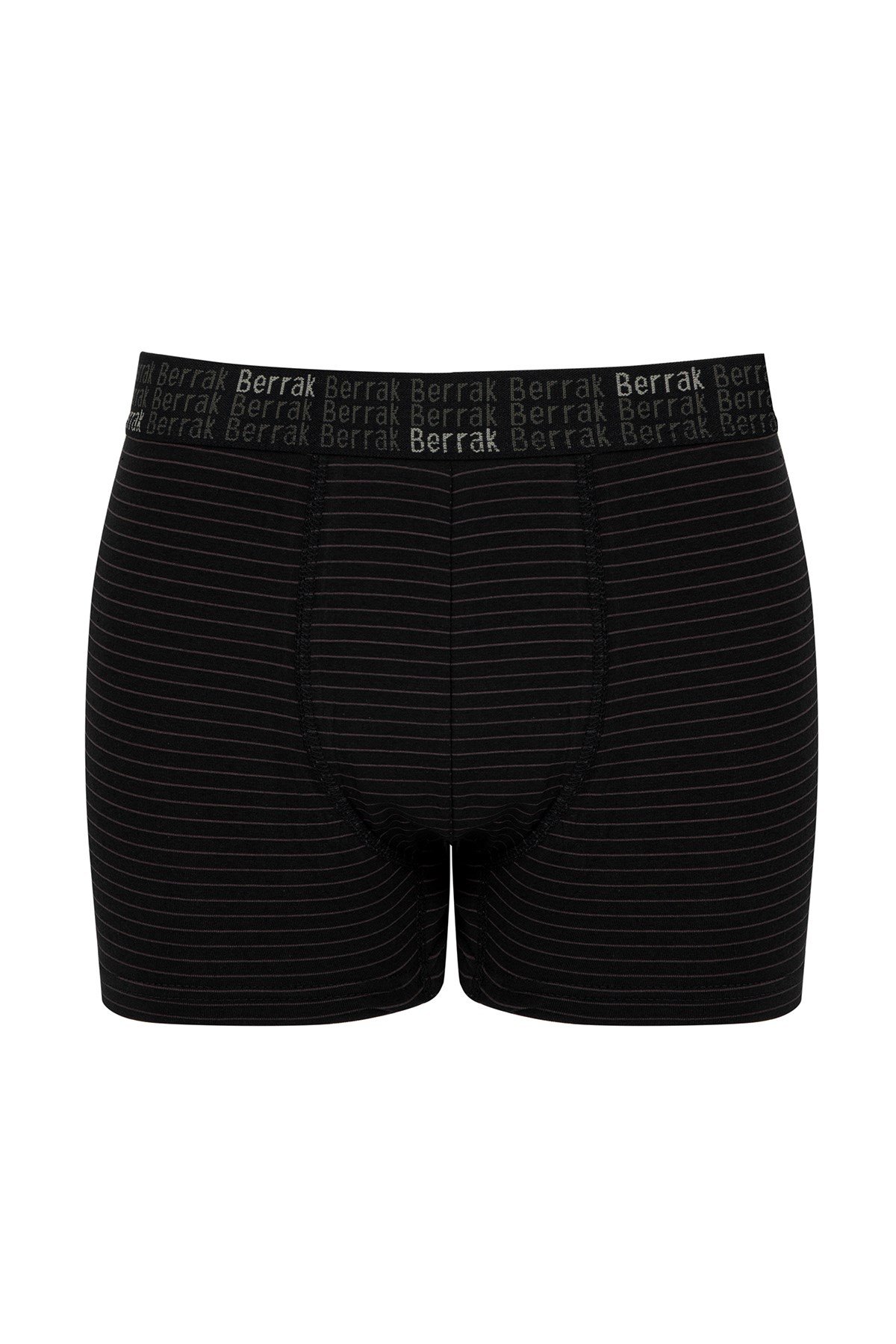 4475 BERRAK ÇİZGİLİ BOXER 15TL SİYAH