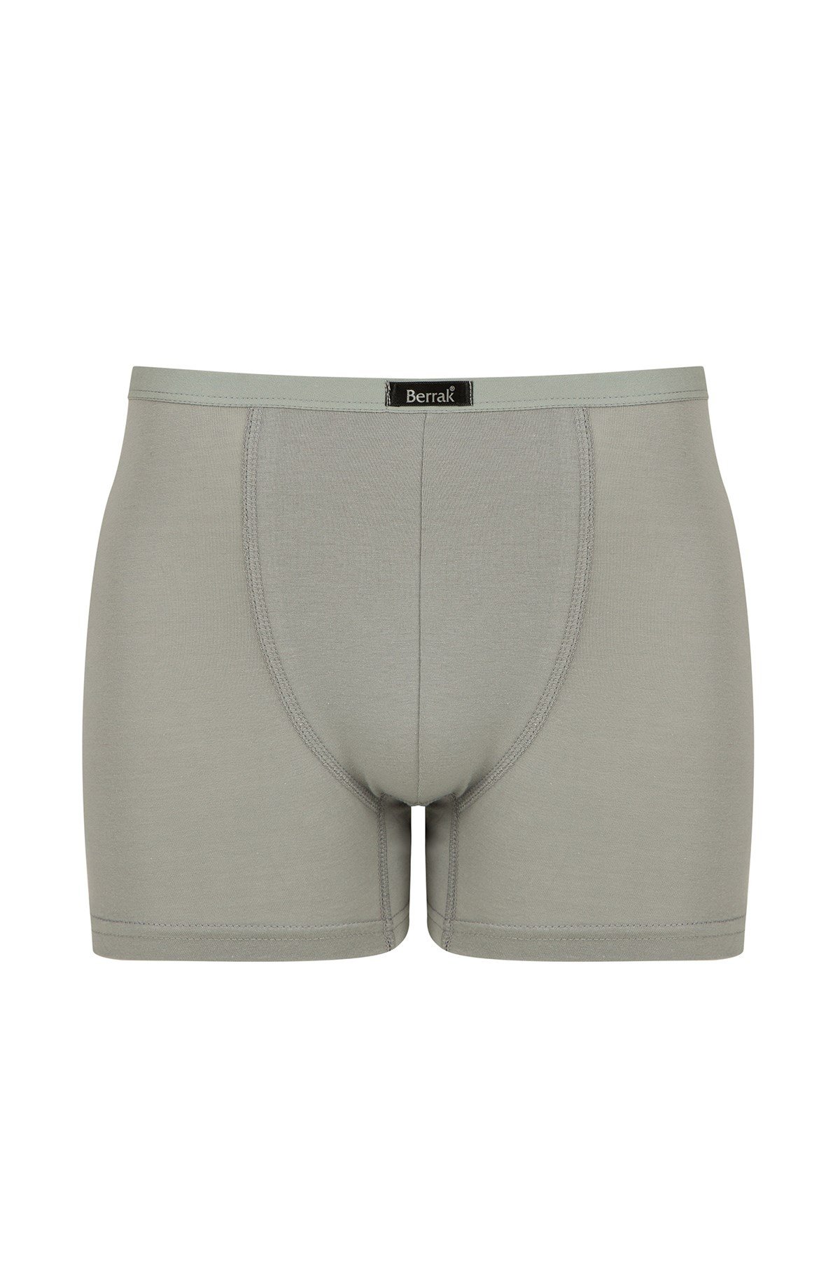 4488 BERRAK İNCE BEL DÜZ BOXER 15TL GRİ
