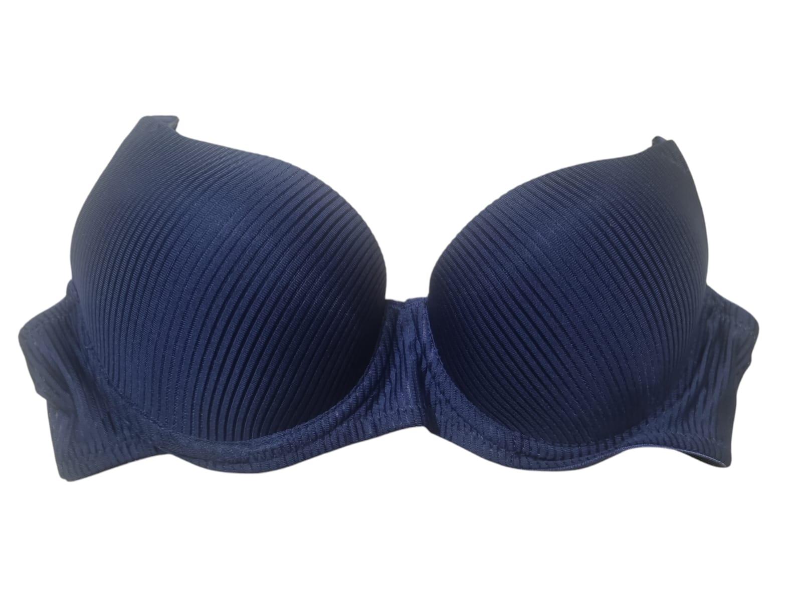 Aria Desenli Destekli Lacivert Sütyen Takımı (625T)