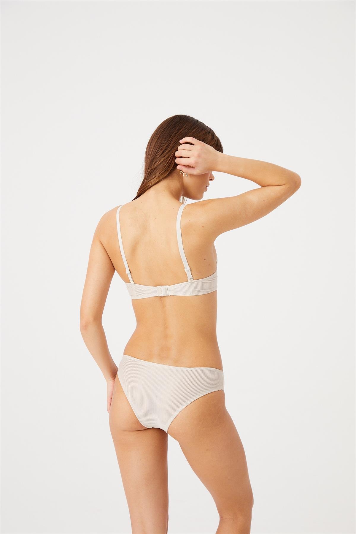 Aria Desenli Destekli Ten Sütyen Takımı (625)