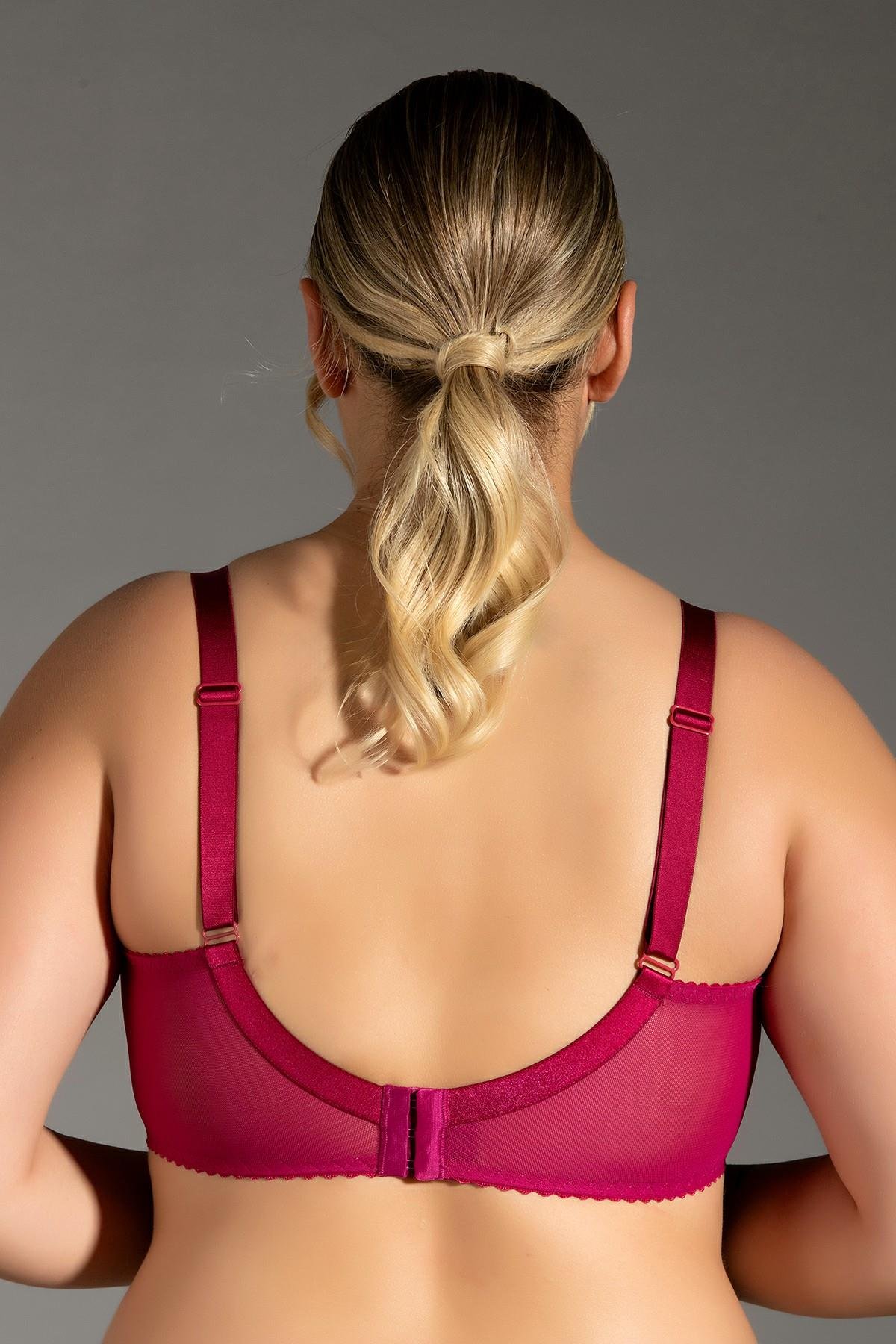 Balensiz C Cup Toparlayıcı Mürdüm Sütyen 2306 (Kutulu)