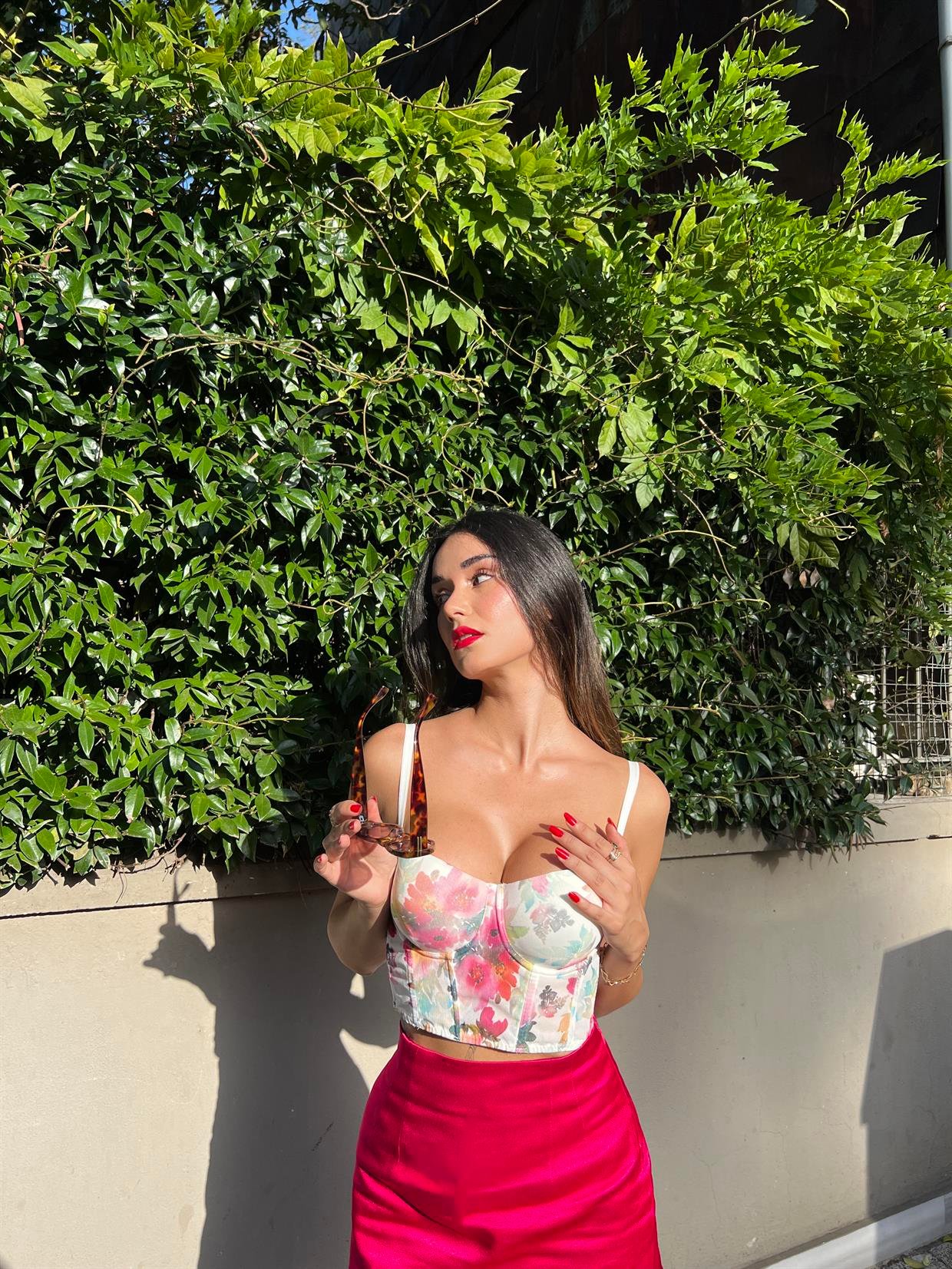 Baskılı Korseli Ekru Sütyen Takımı(677)