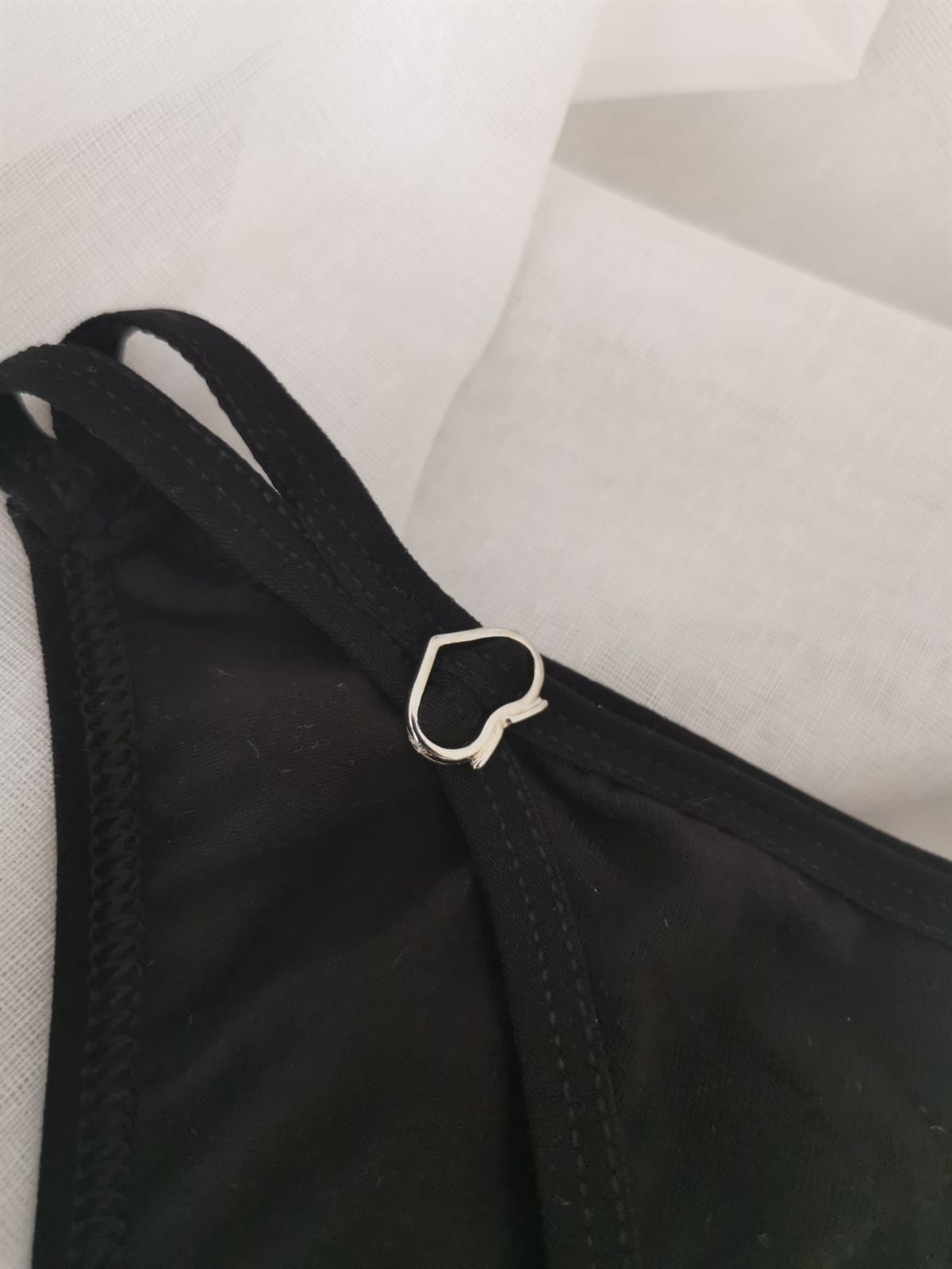 Cansoy Siyah Bikini Bel Tokalı Külot
