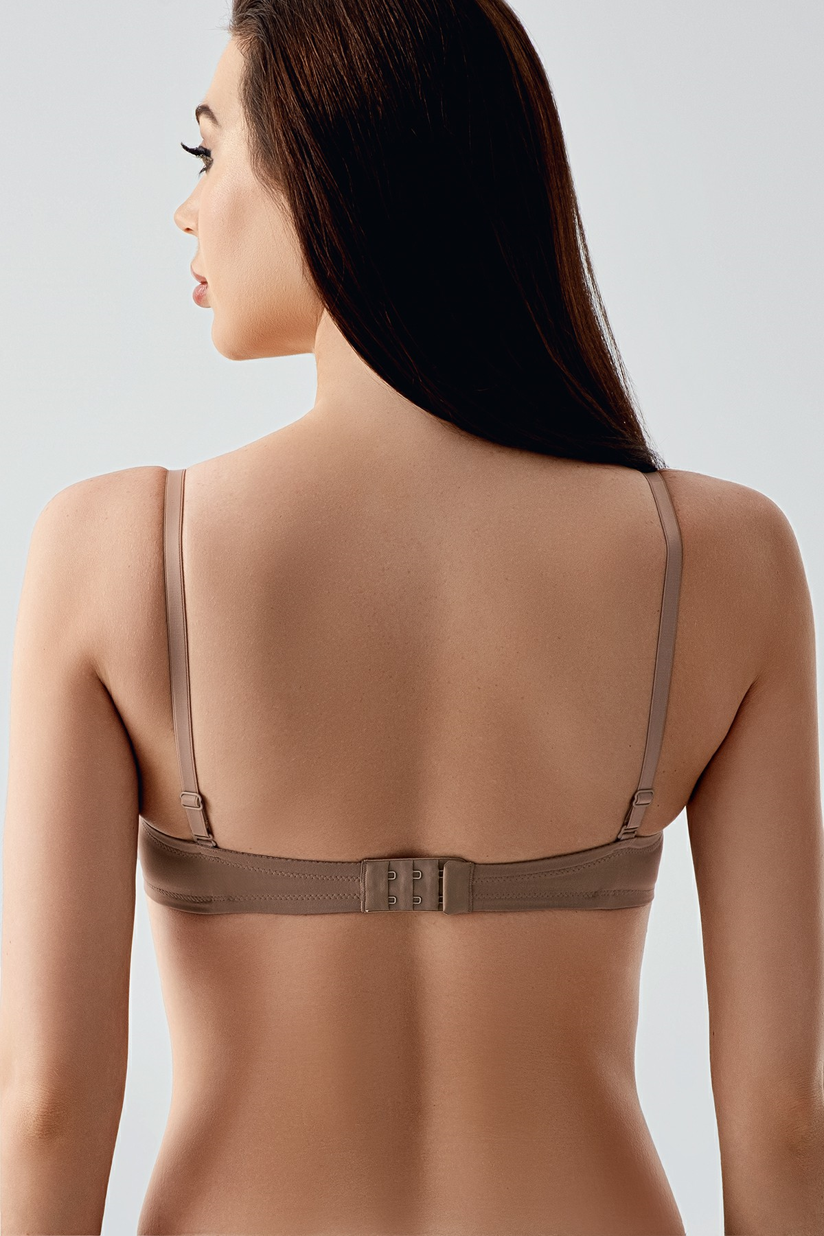 Çift Destekli B Cup Basic Straplez Capucino Sütyen 7040 (Kutulu)