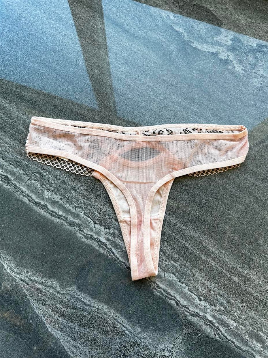 Dantelli Taşlı Tanga