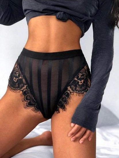 Fantazi Siyah Külot 152