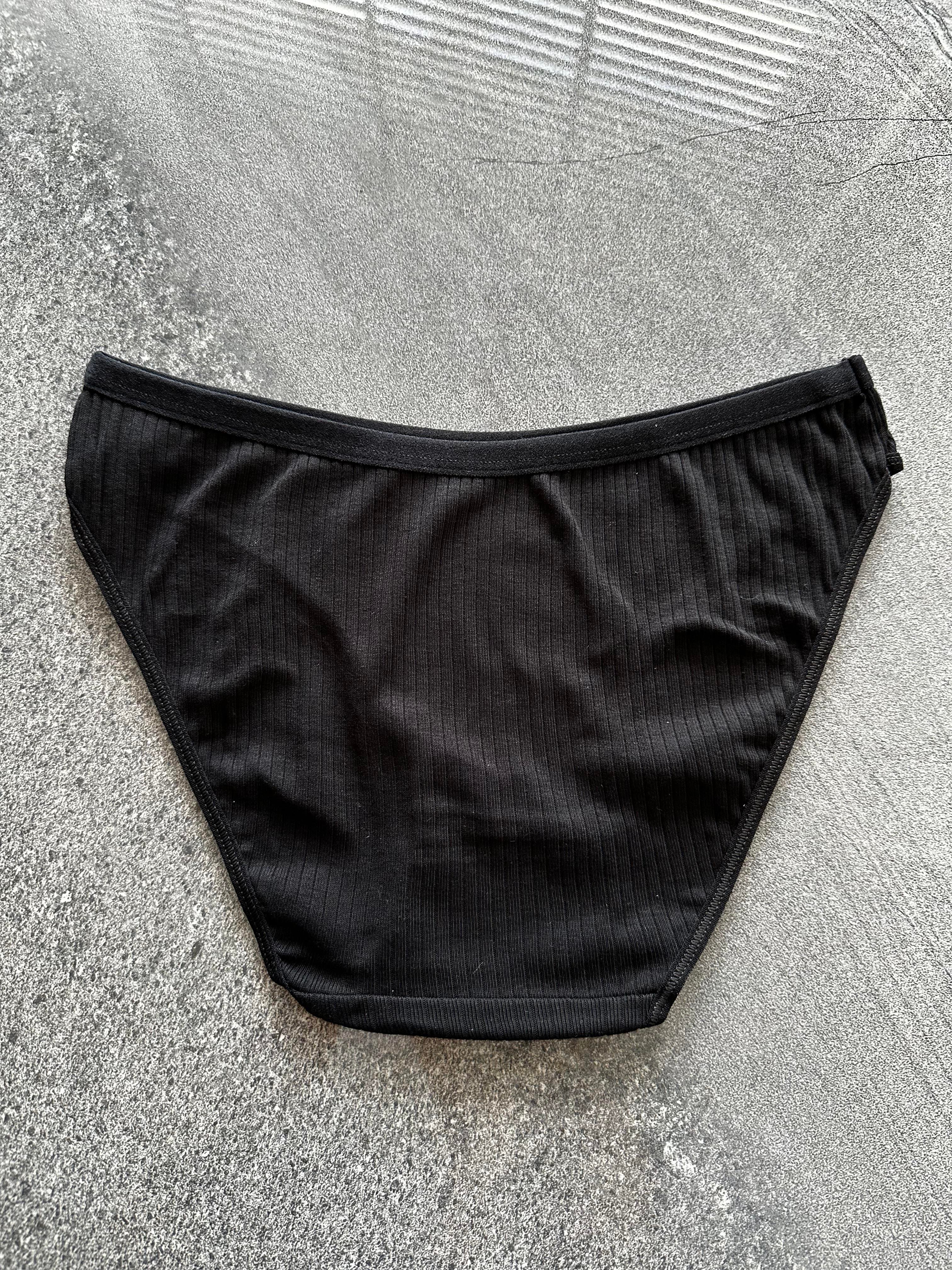 Fitil Desenli Pantelli Siyah Külot