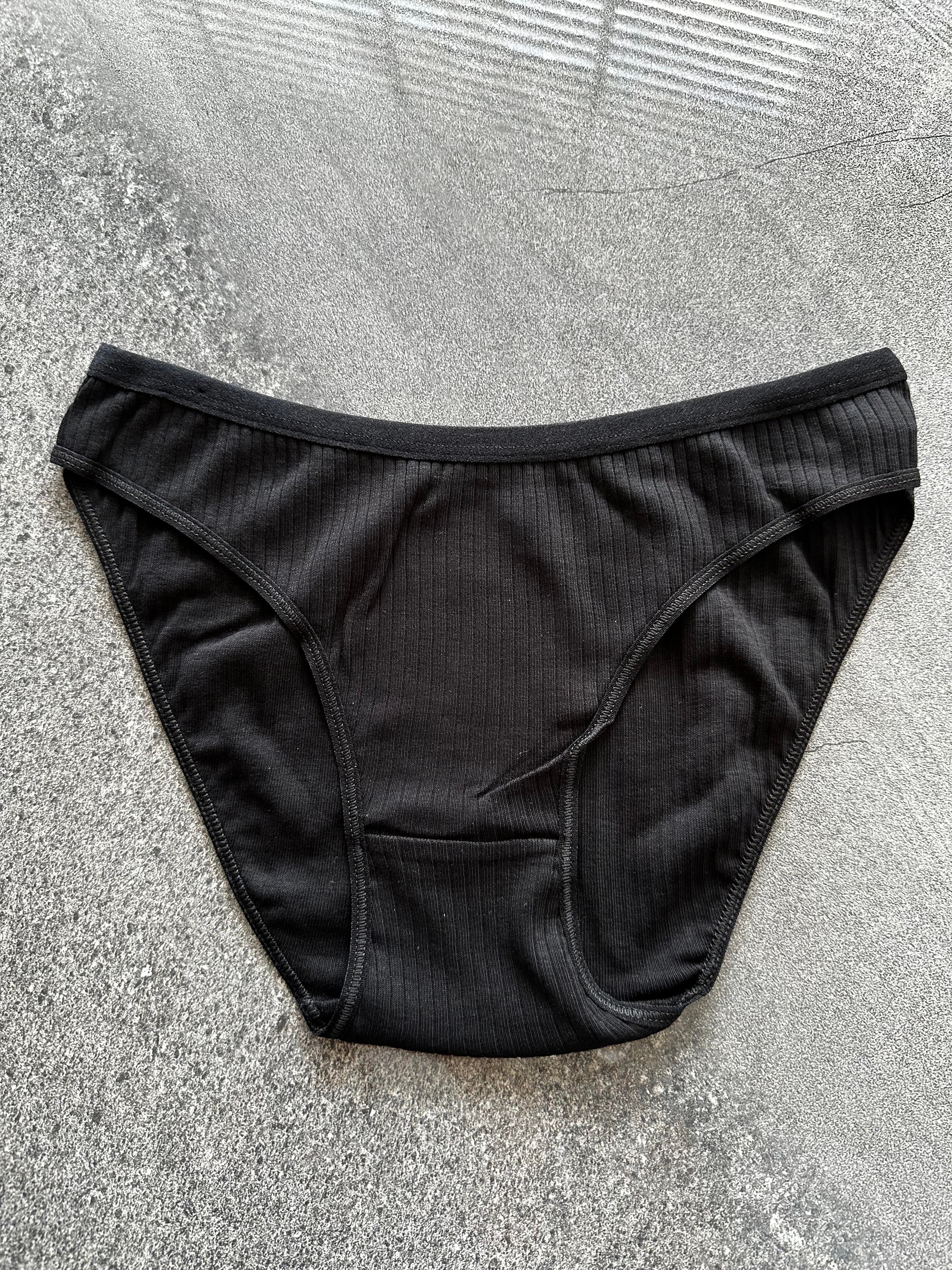 Fitil Desenli Pantelli Siyah Külot