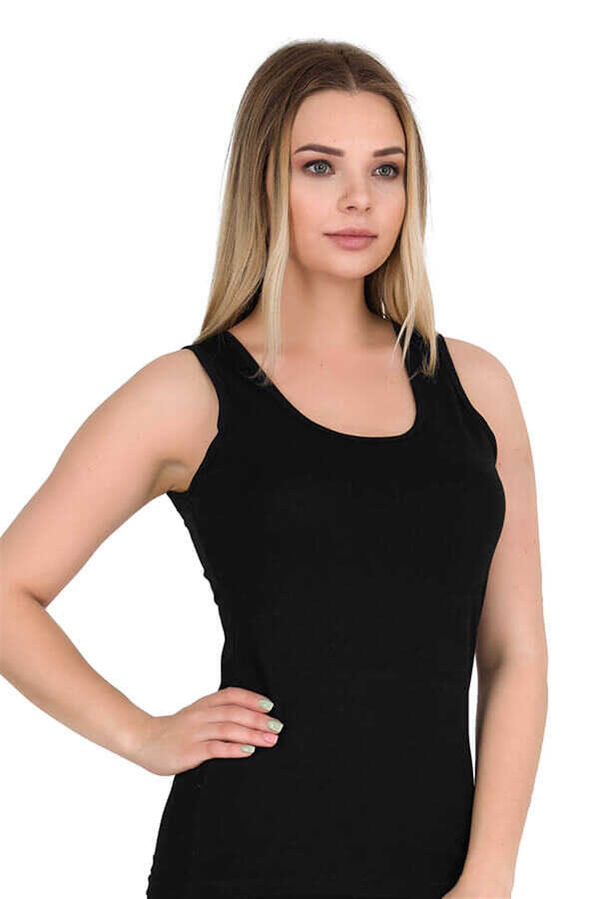 Kadın Geniş Askılı Ribana Atlet